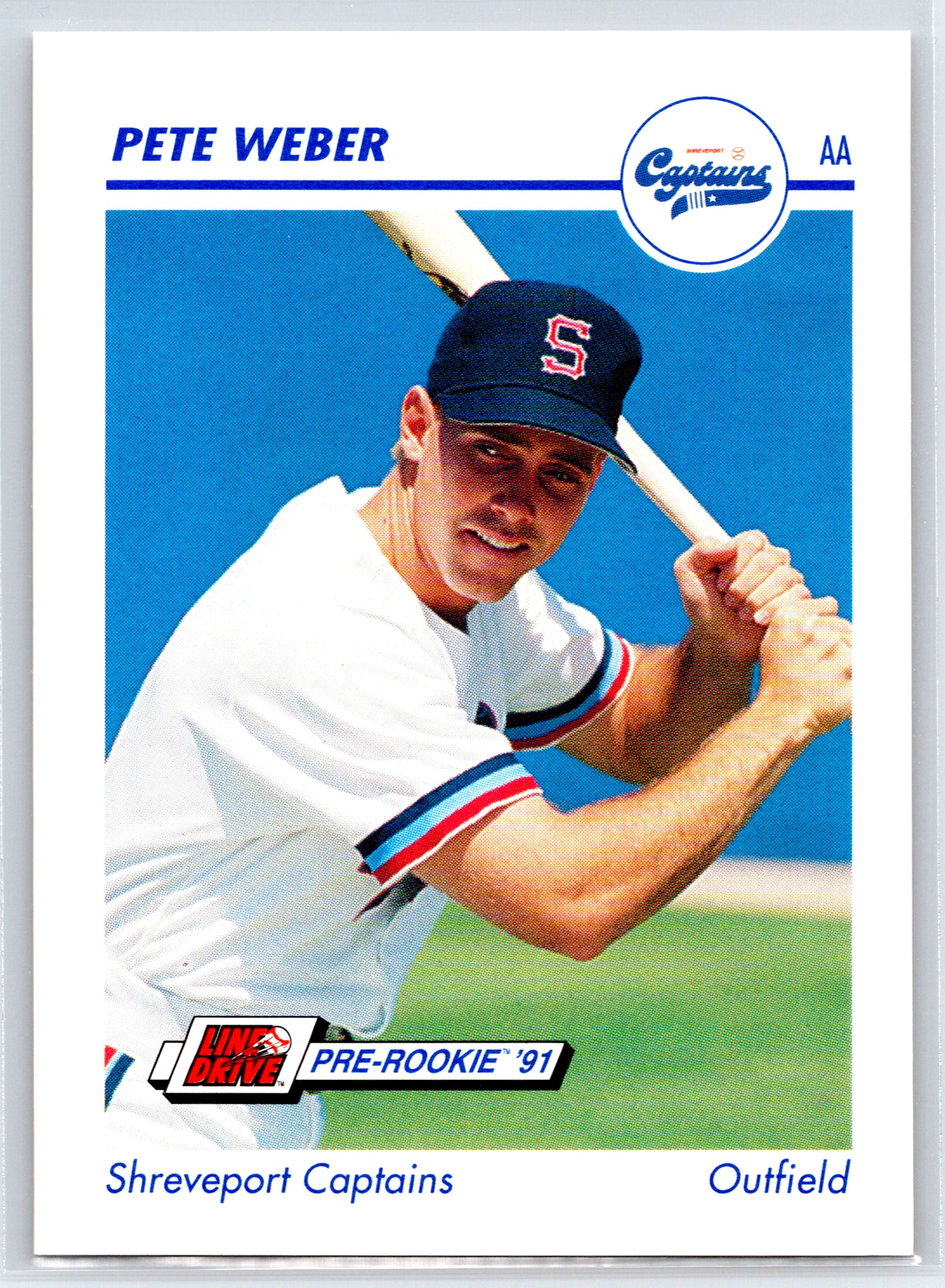 1991 Line Drive AA #323 Pete Weber