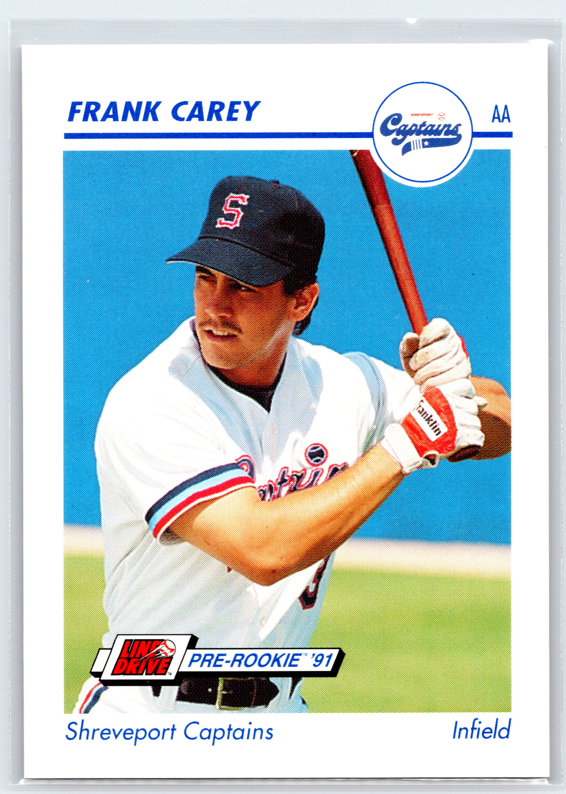 1991 Line Drive AA #301 Frank Carey