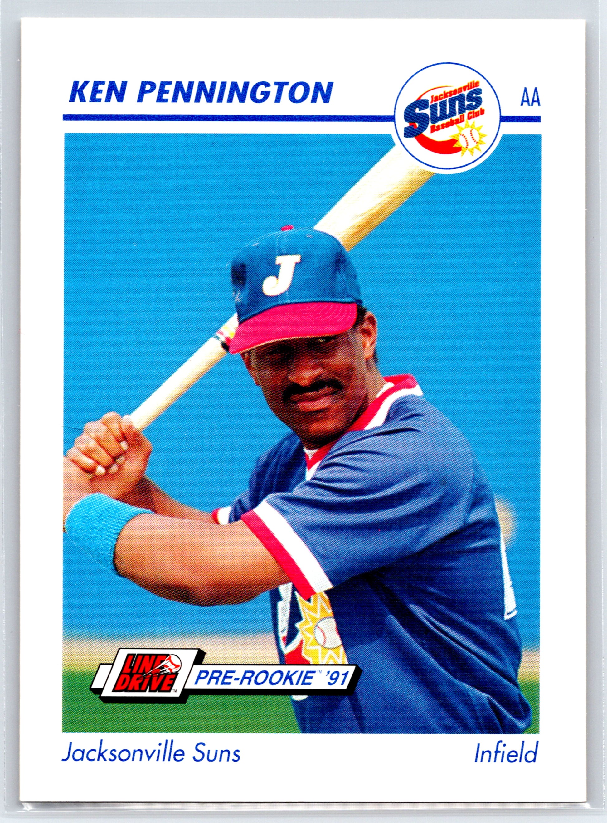 1991 Line Drive AA #341 Ken Pennington