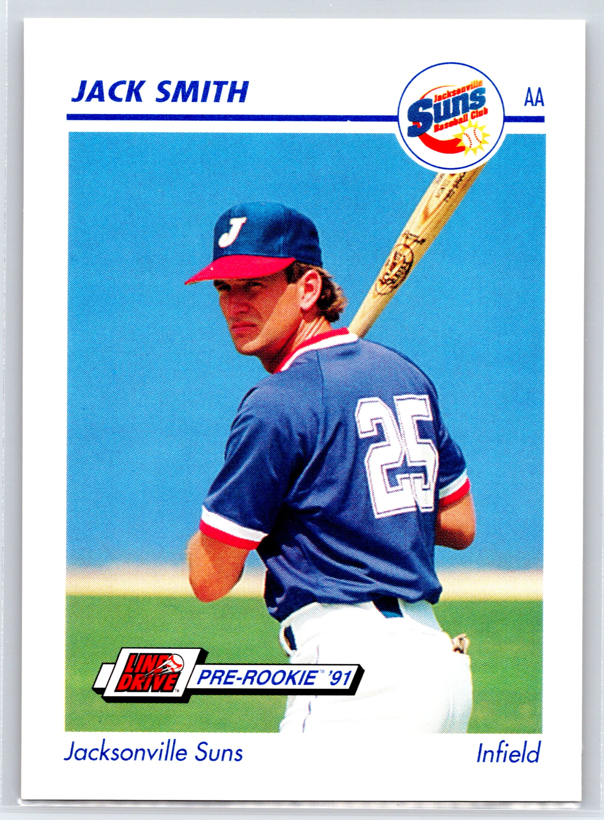 1991 Line Drive AA #345 Jack Smith
