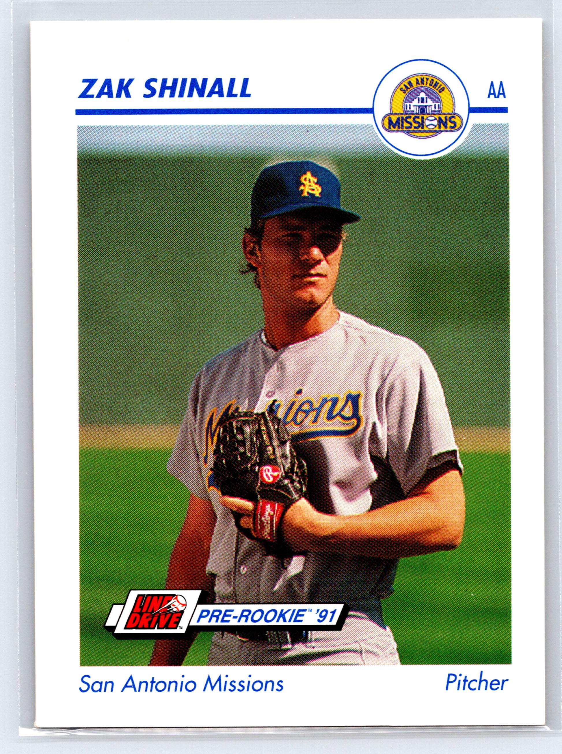 1991 Line Drive AA #540 Zak Shinall