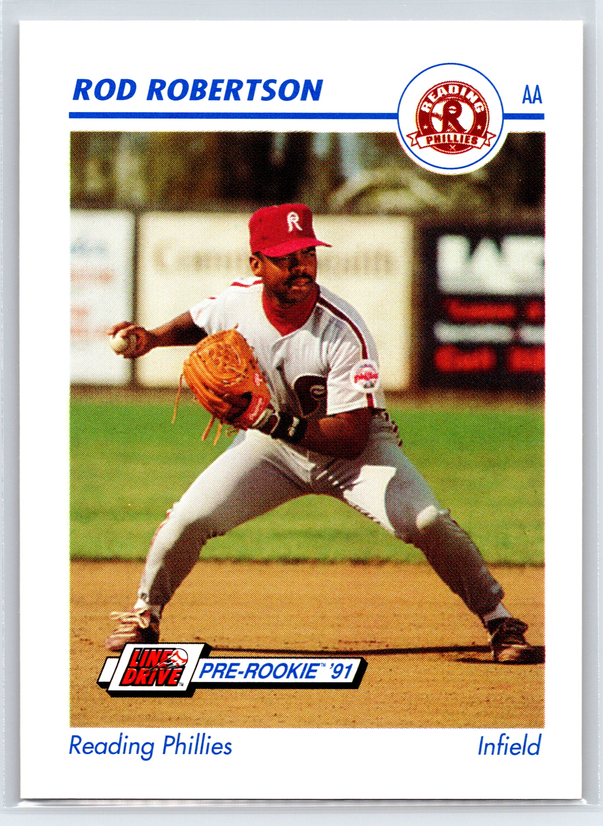 1991 Line Drive AA #515 Rod Robertson