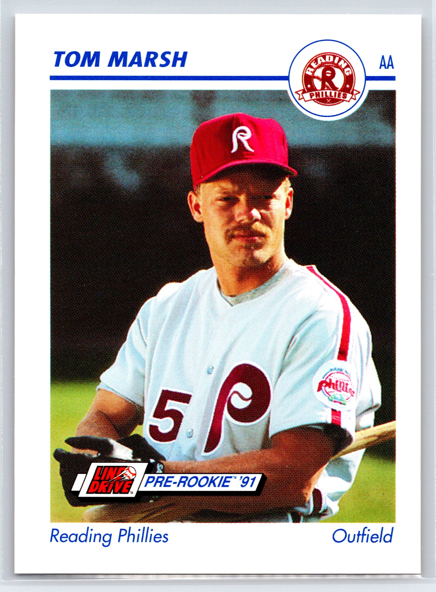 1991 Line Drive AA #514 Tom Marsh