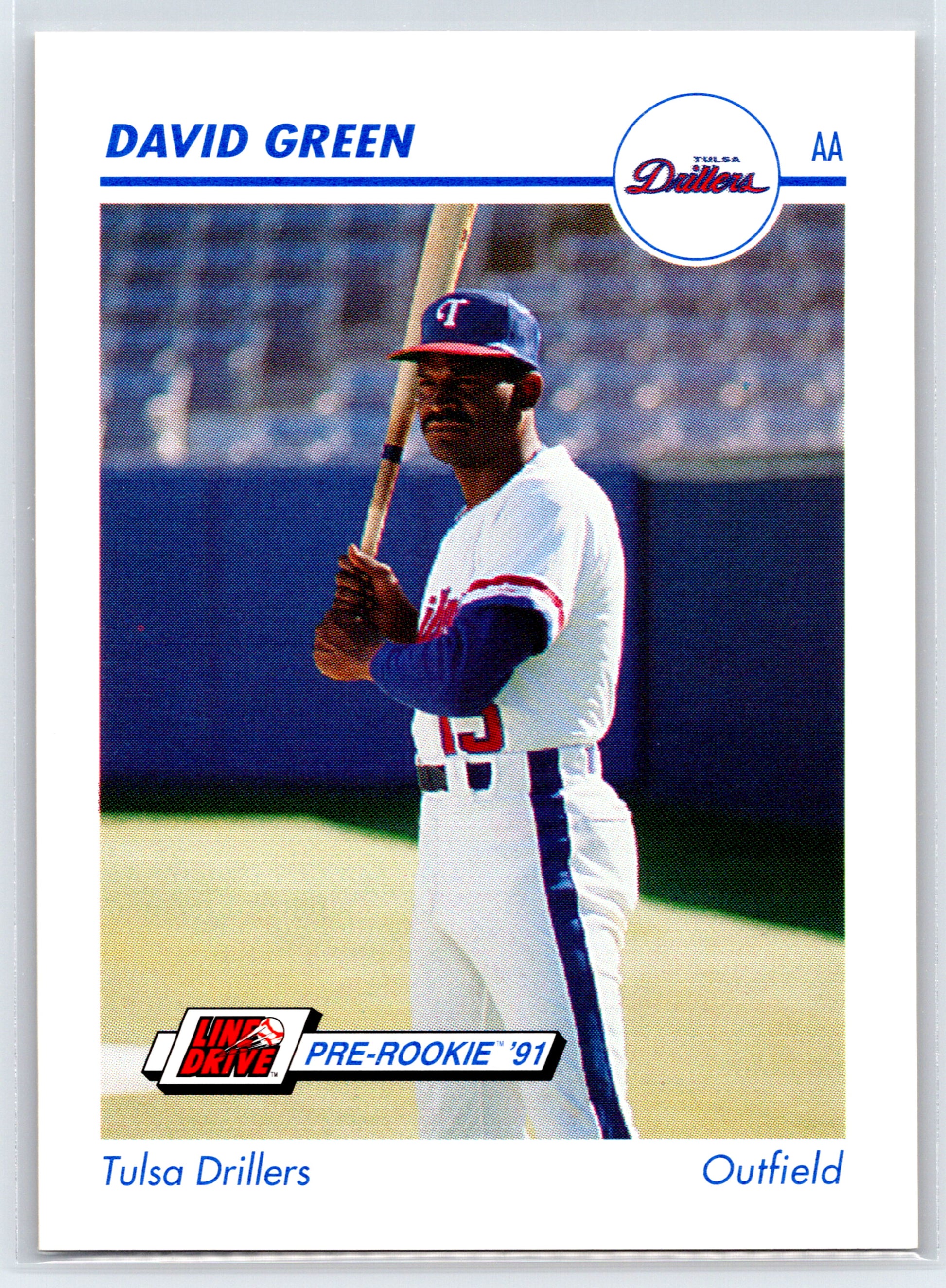 1991 Line Drive AA #582 David Green