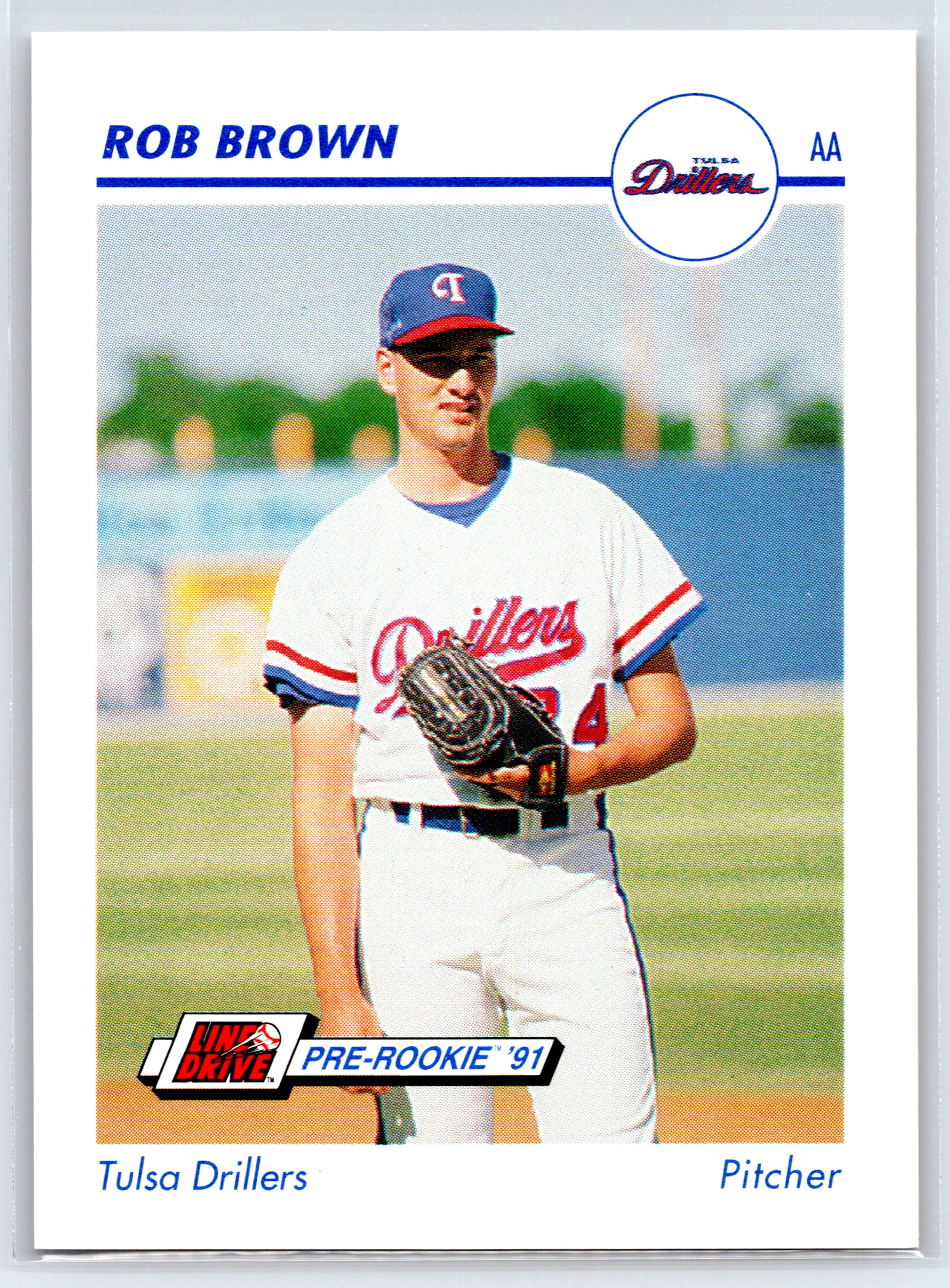 1991 Line Drive AA #576 Rob Brown