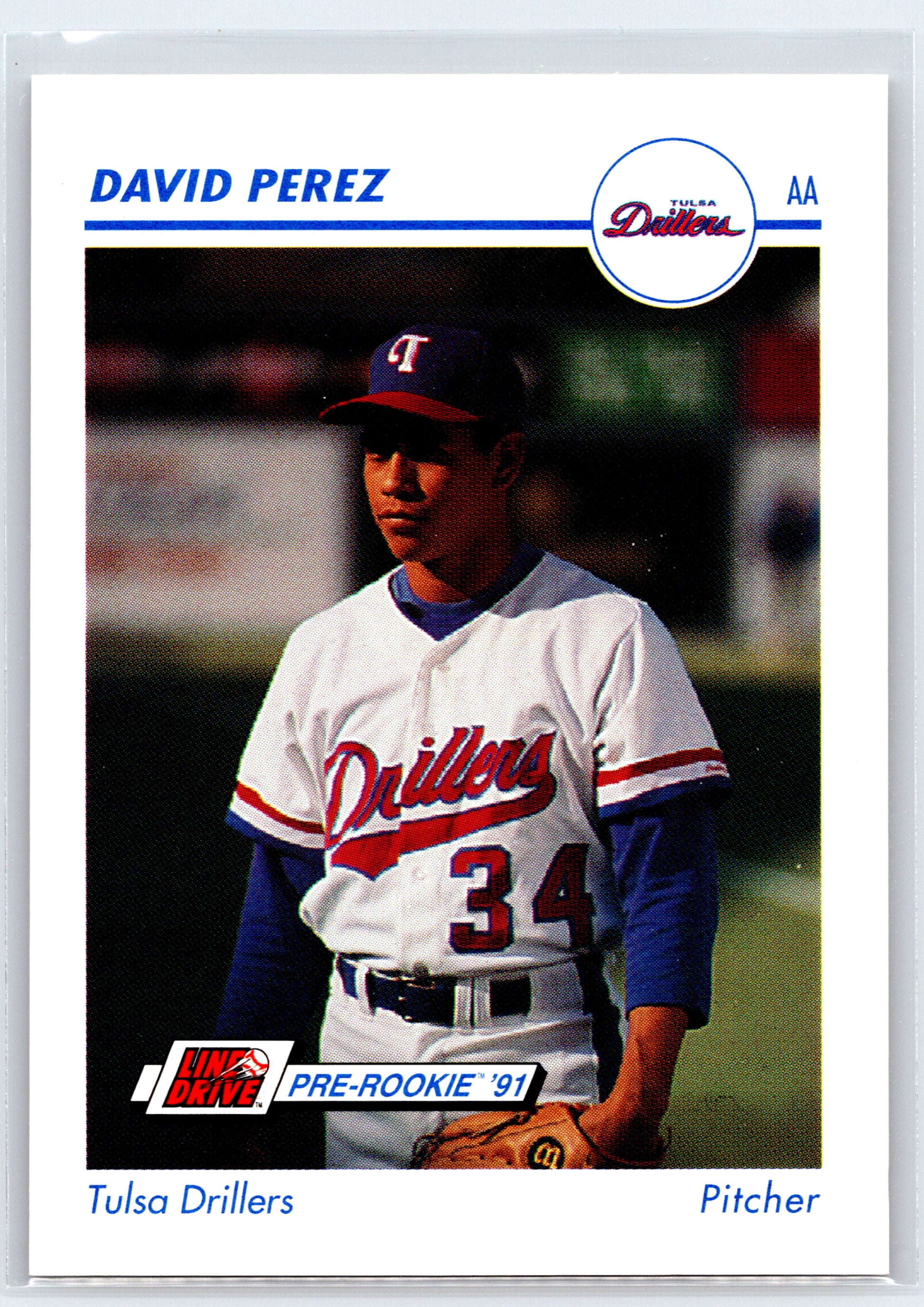 1991 Line Drive AA #590 David Perez