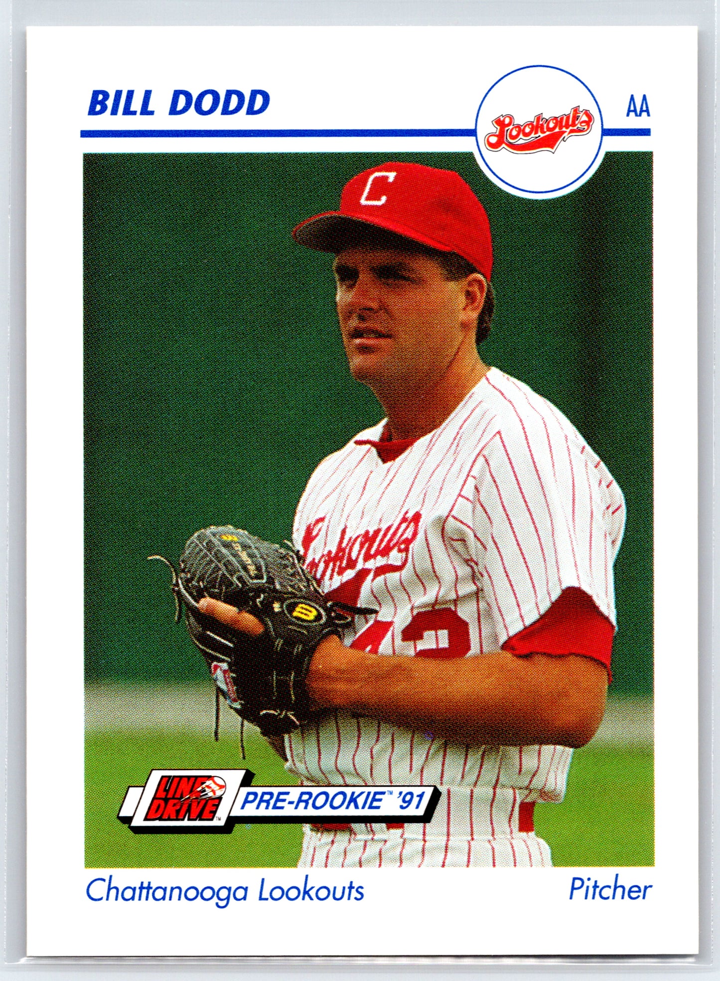 1991 Line Drive AA #157 Bill Dodd