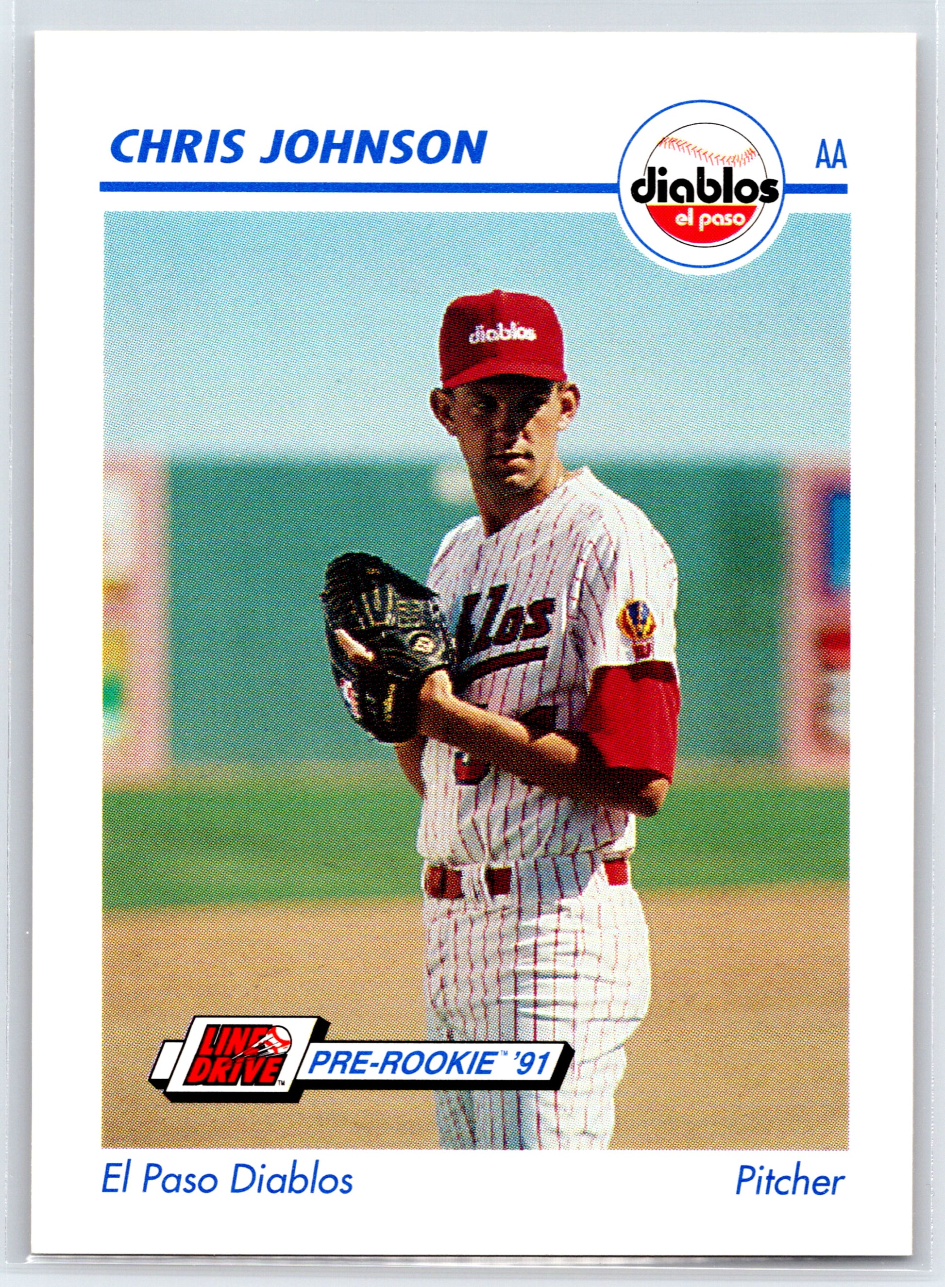 1991 Line Drive AA #189 Chris Johnson