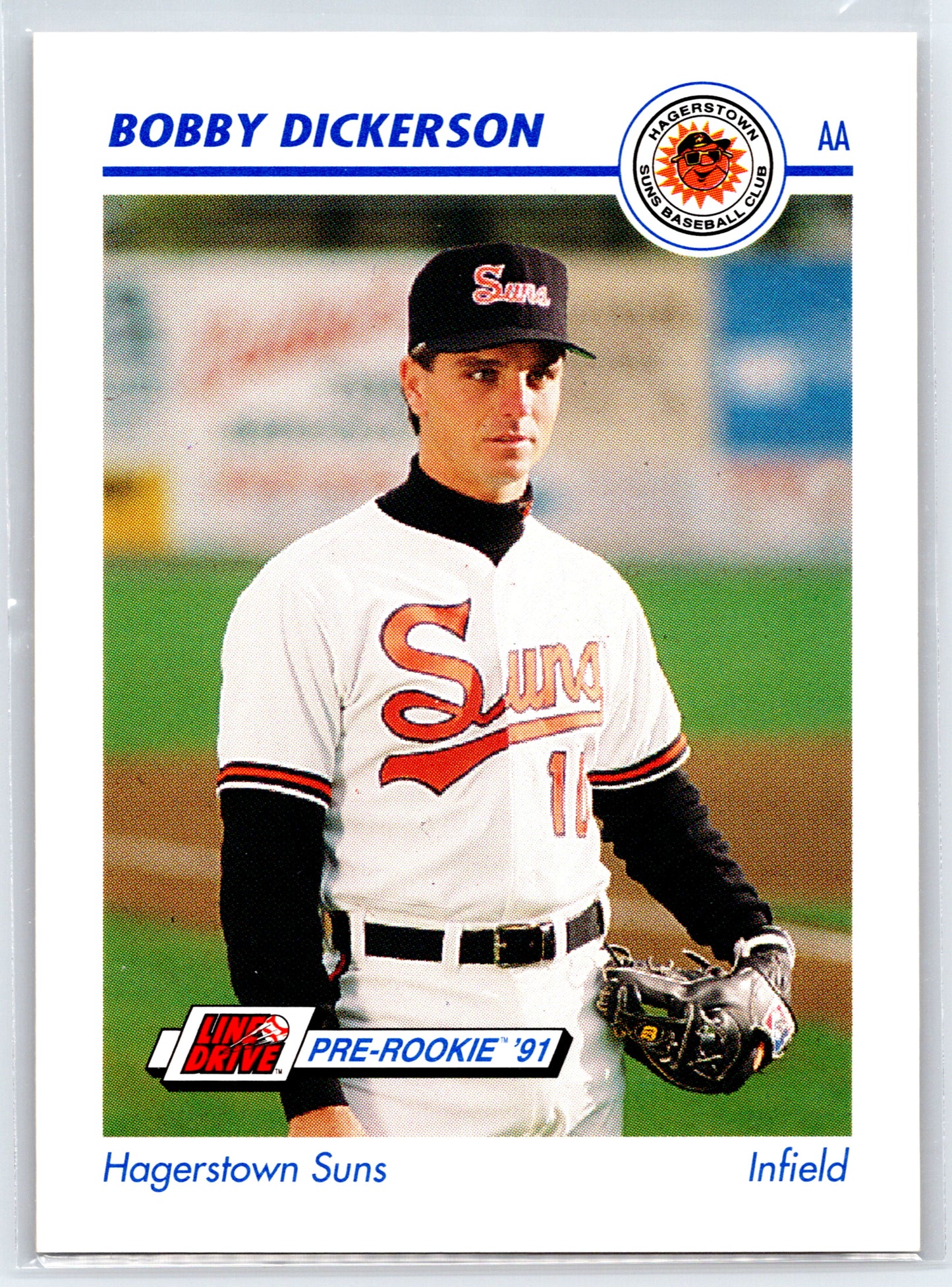 1991 Line Drive AA #229 Bobby Dickerson