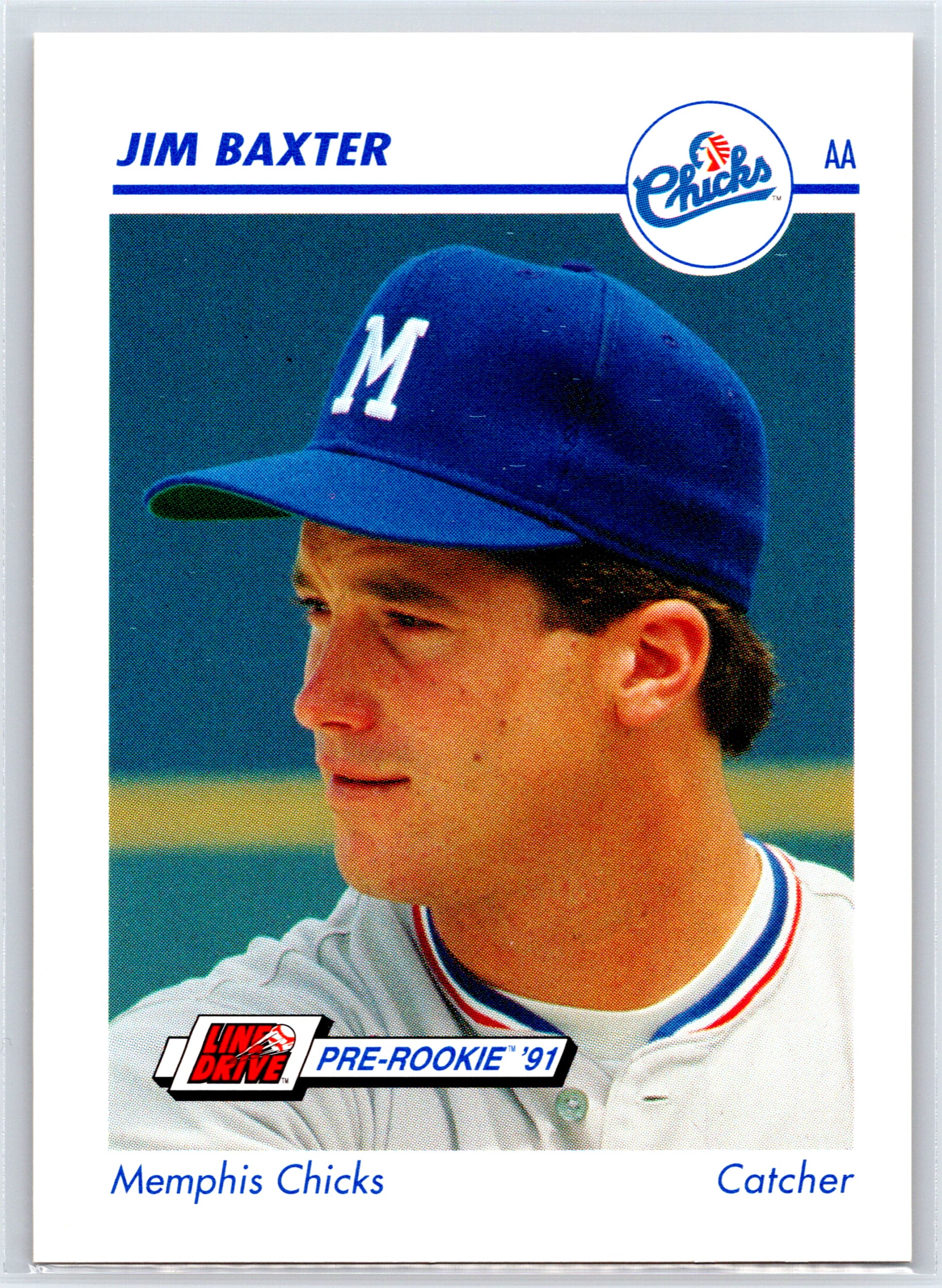 1991 Line Drive AA #402 Jim Baxter