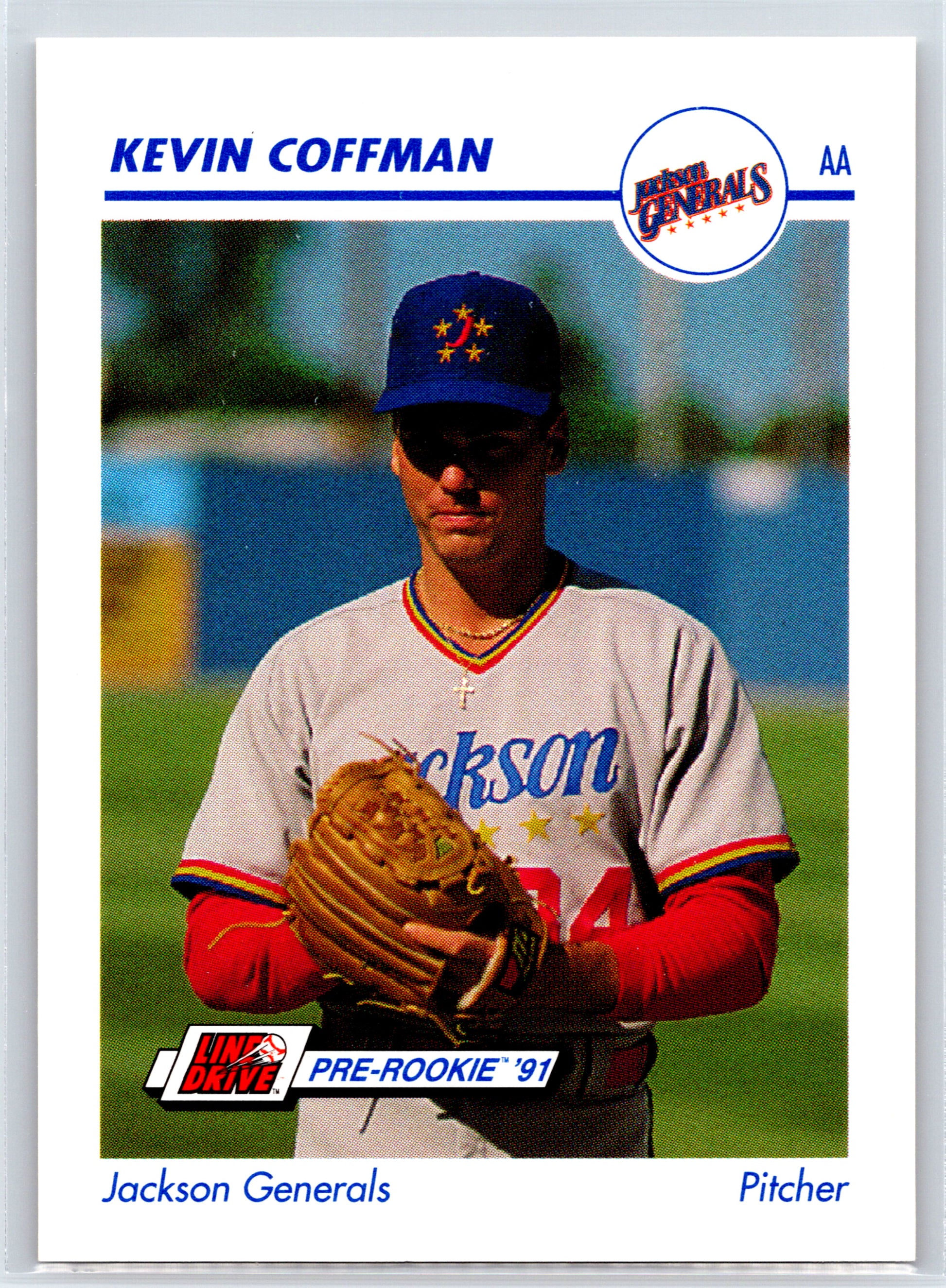 1991 Line Drive AA #555 Kevin Coffman