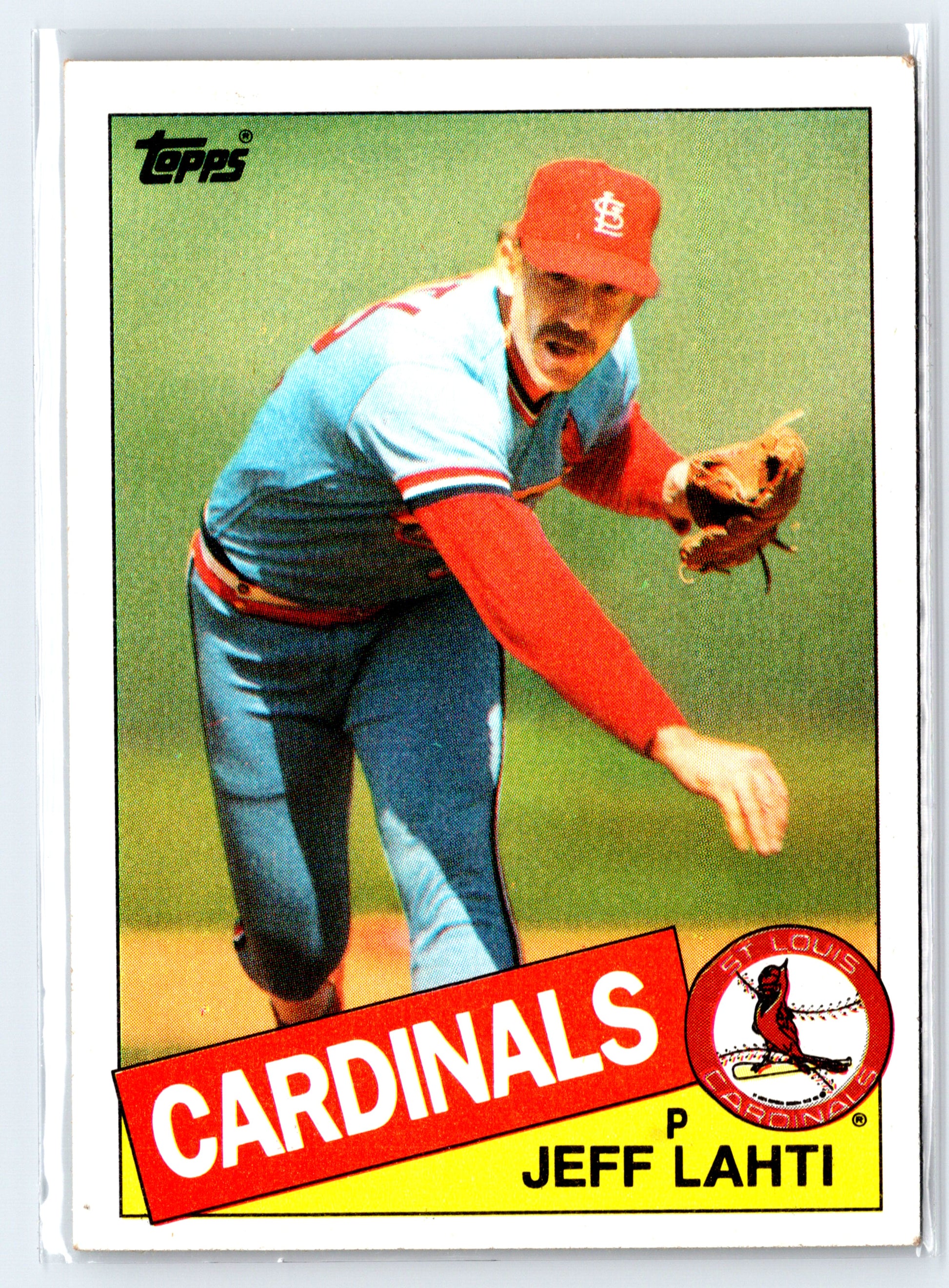 1985 Topps #447 Jeff Lahti