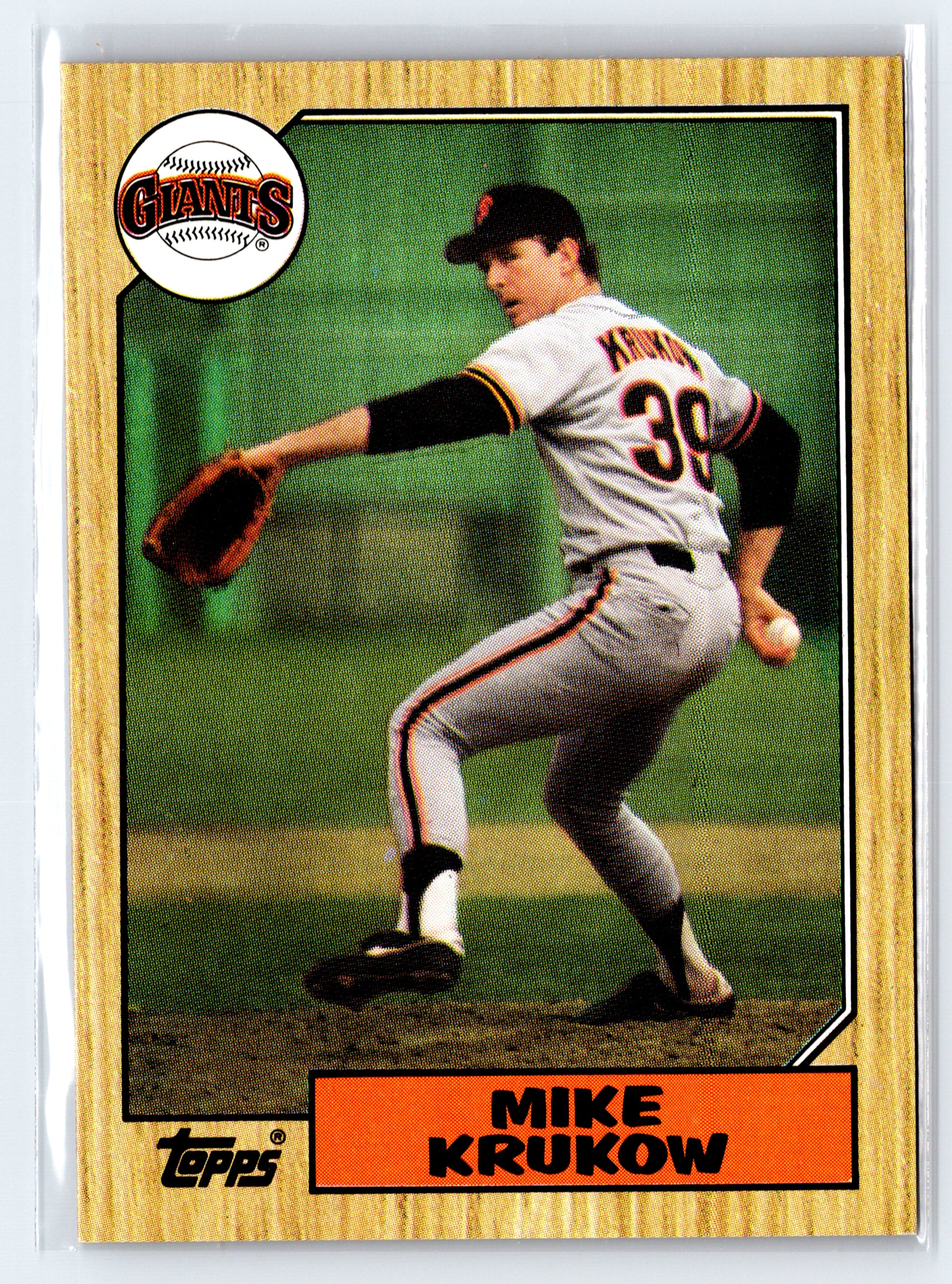 1987 Topps #580 Mike Krukow