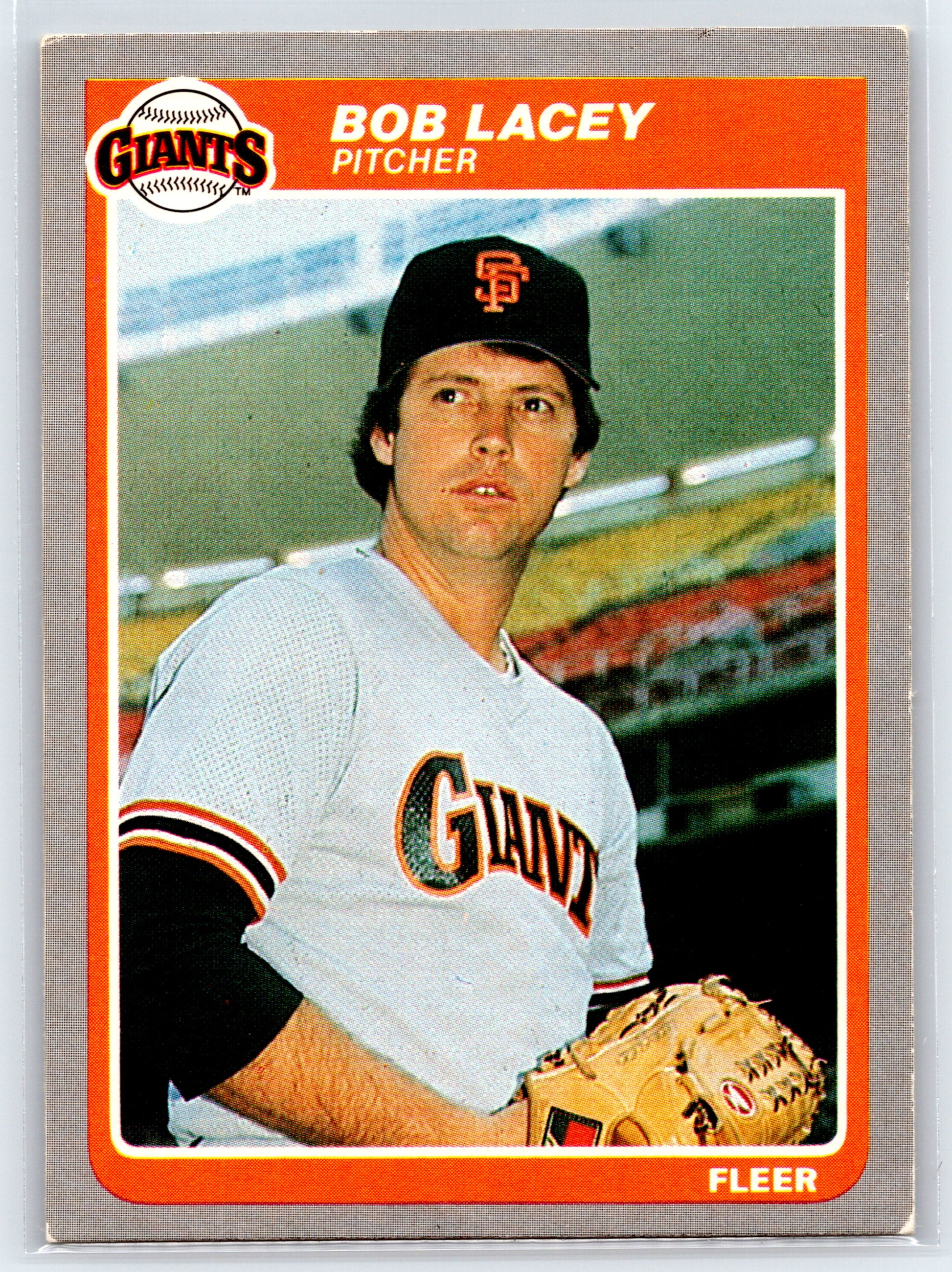 1985 Fleer #611 Bob Lacey