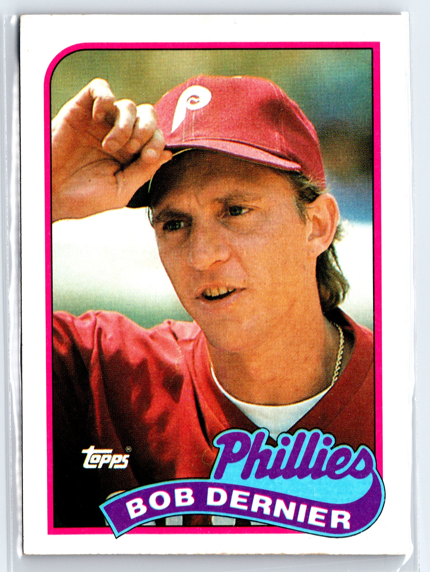 1989 Topps #418 Bob Dernier