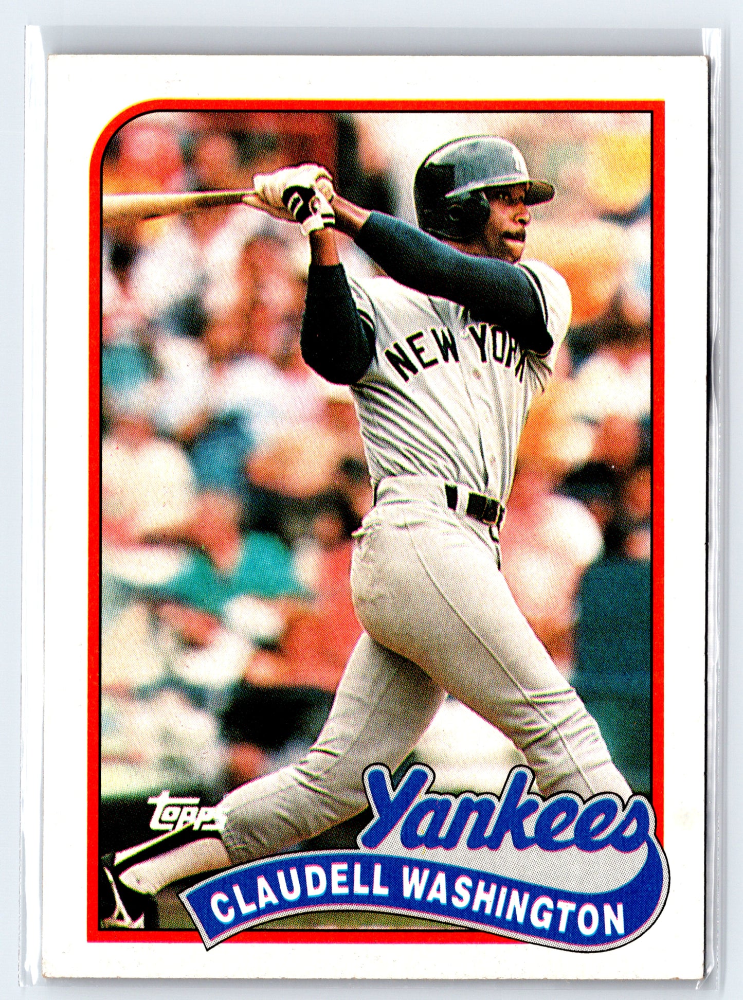 1989 Topps #185 Claudell Washington