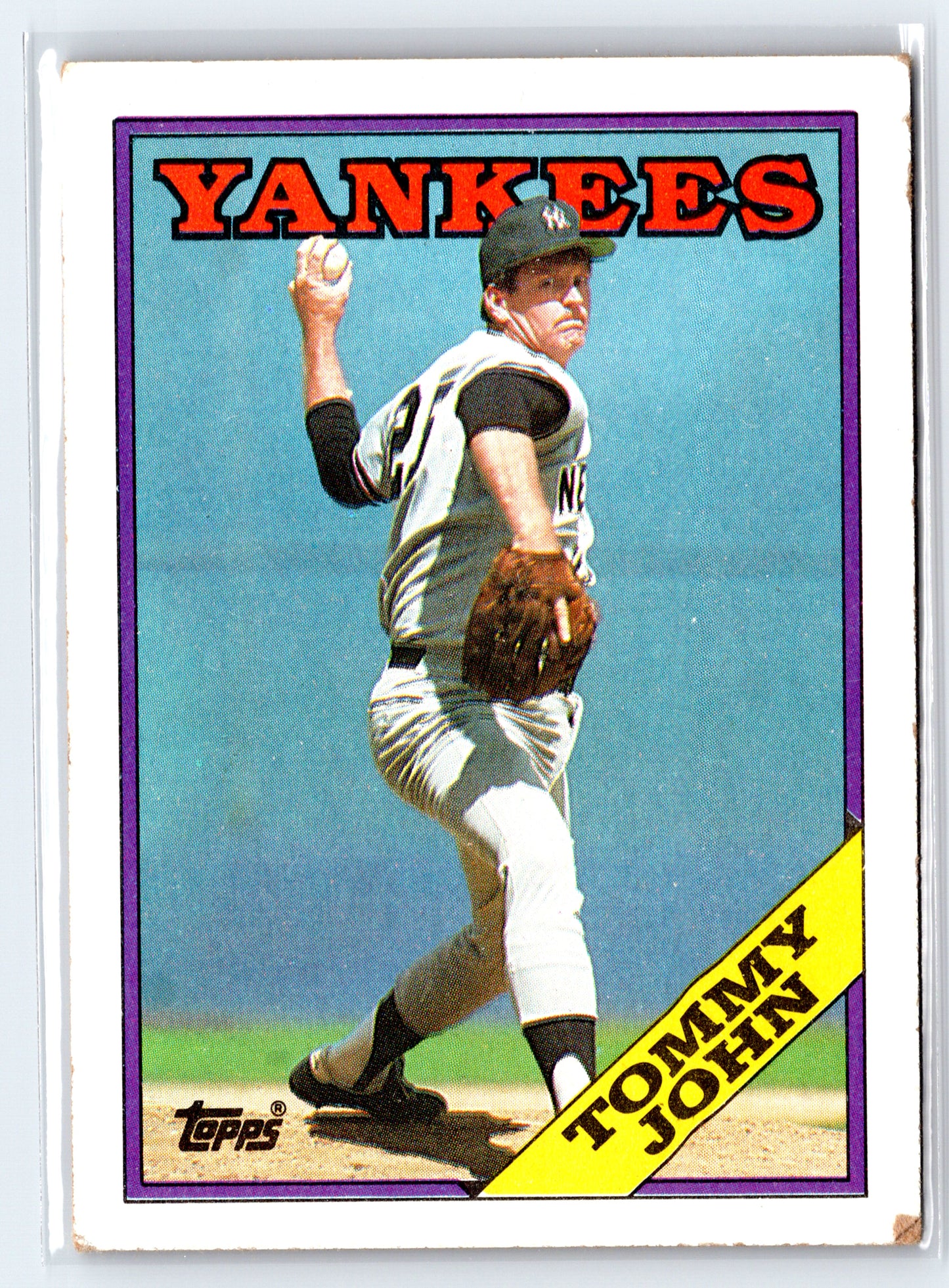 1988 Topps #611 Tommy John