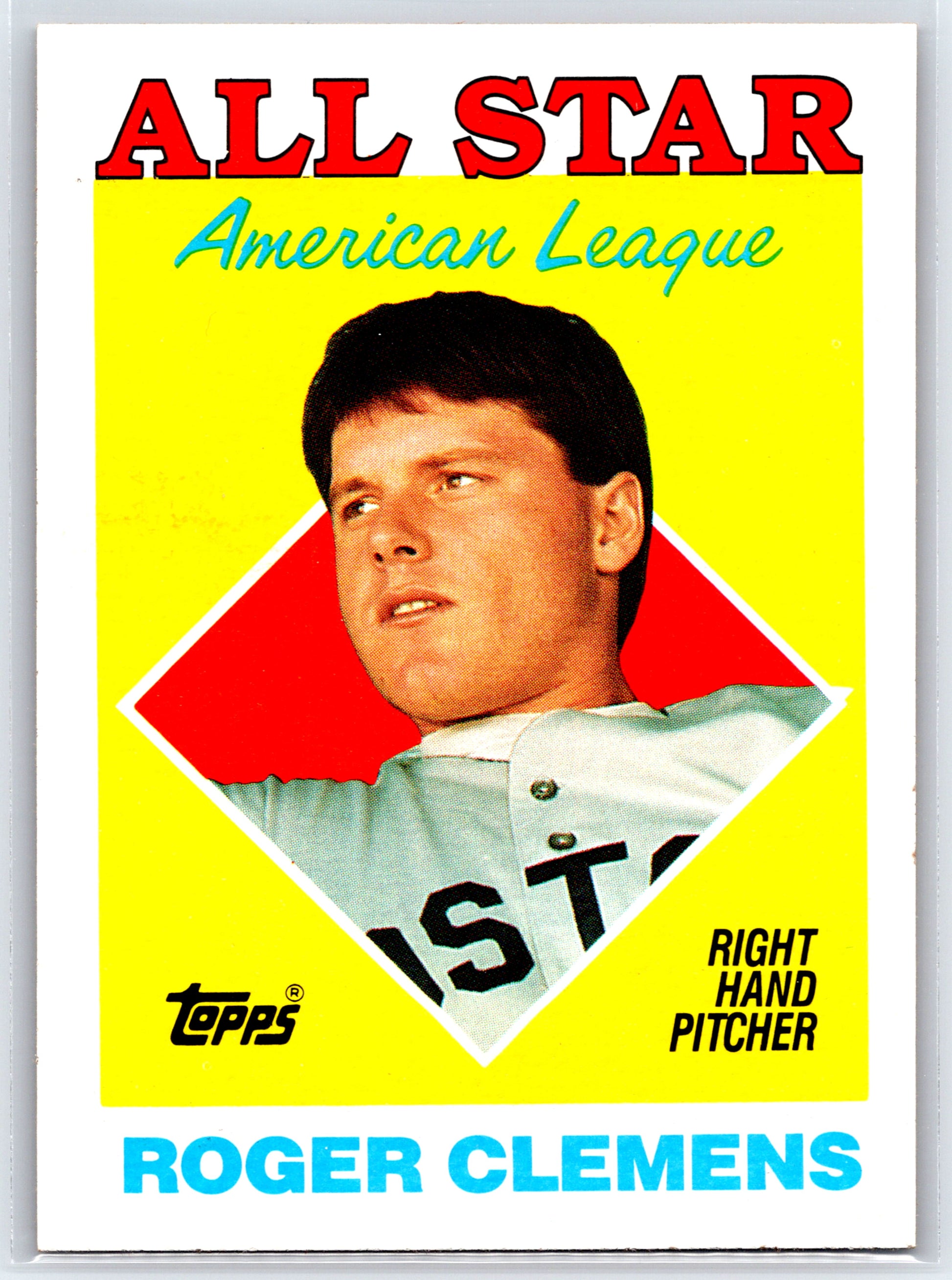 1988 Topps #394 Roger Clemens