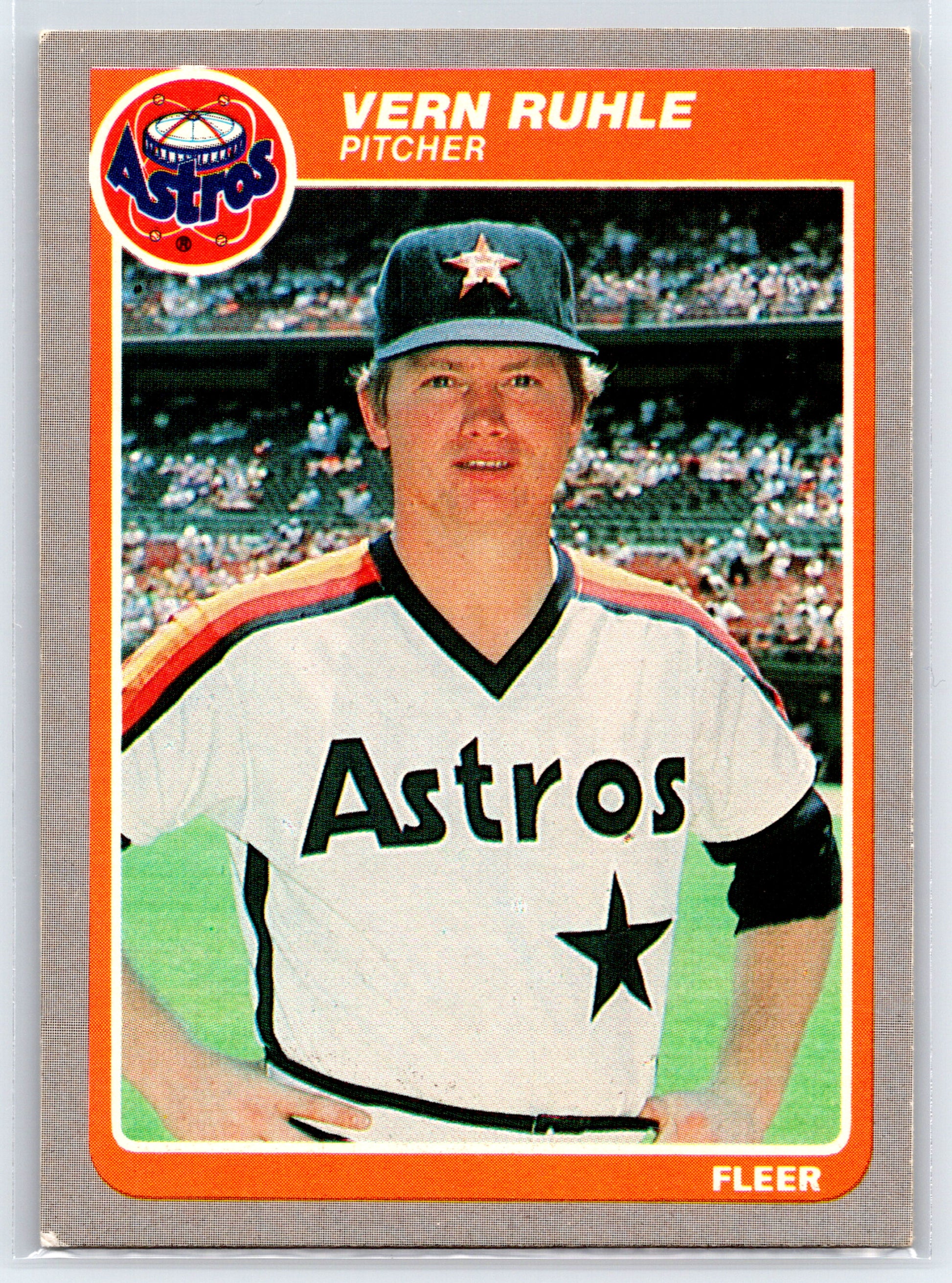 1985 Fleer #358 Vern Ruhle