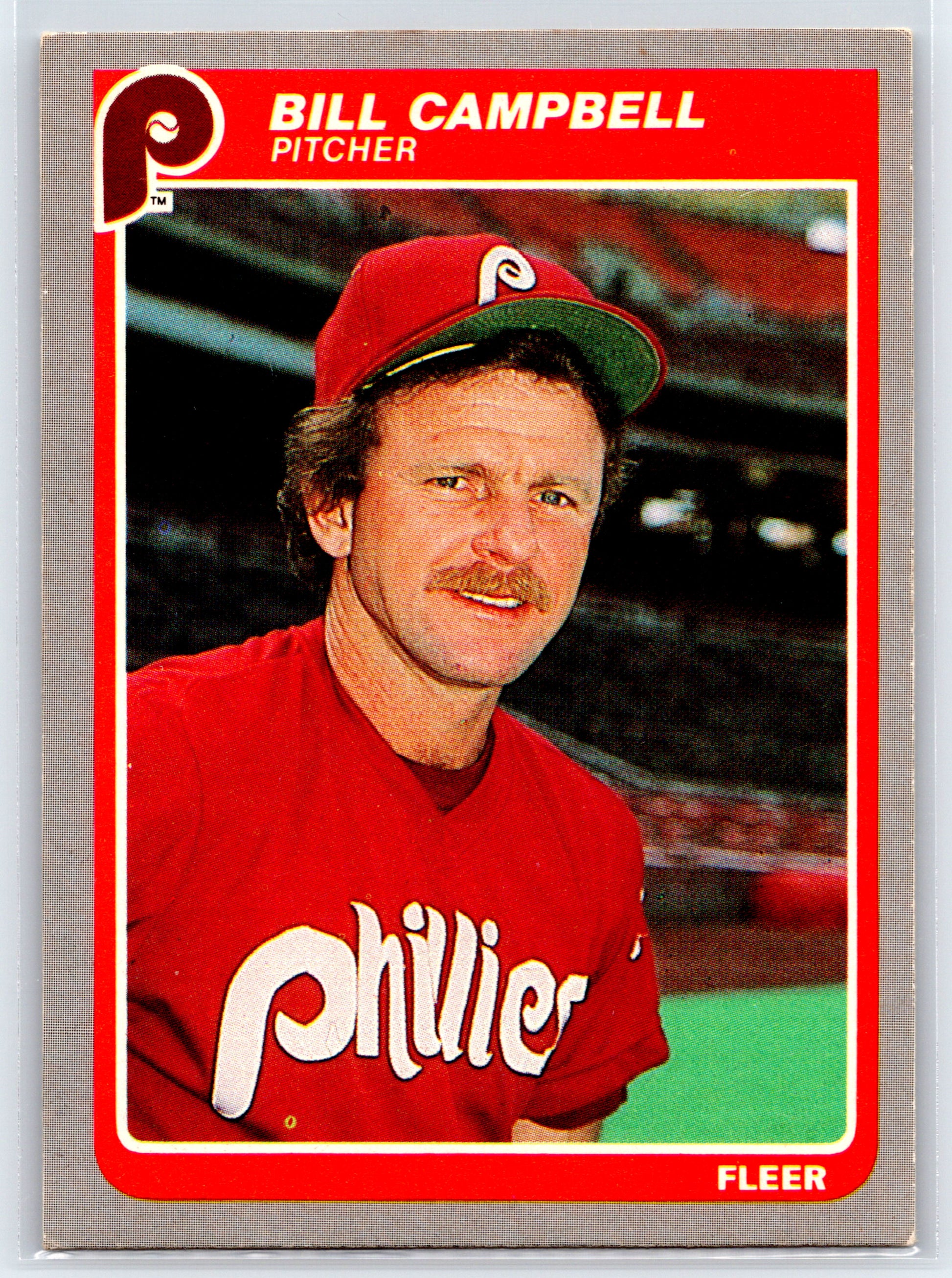 1985 Fleer #245 Bill Campbell