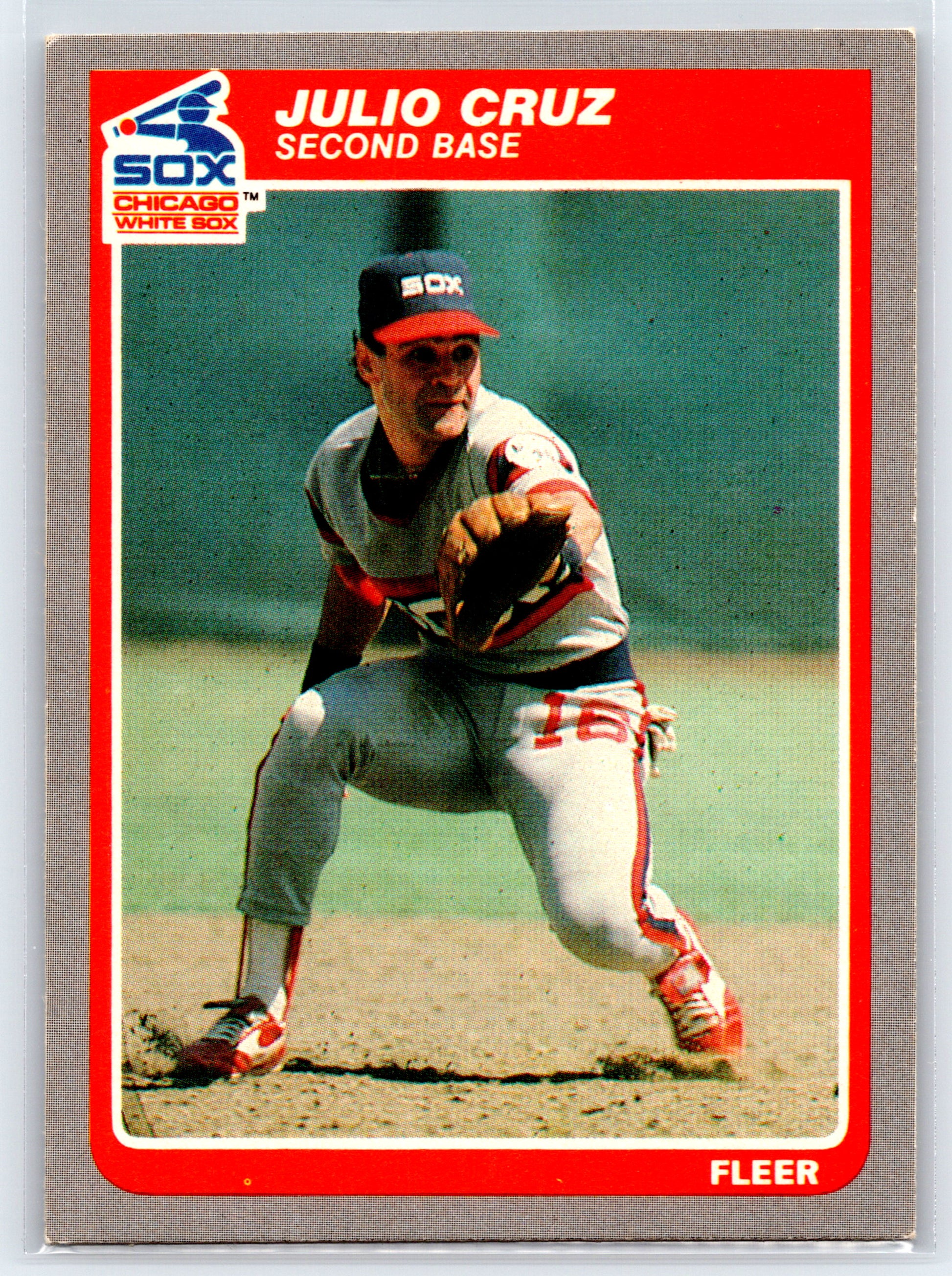 1985 Fleer #510 Julio Cruz