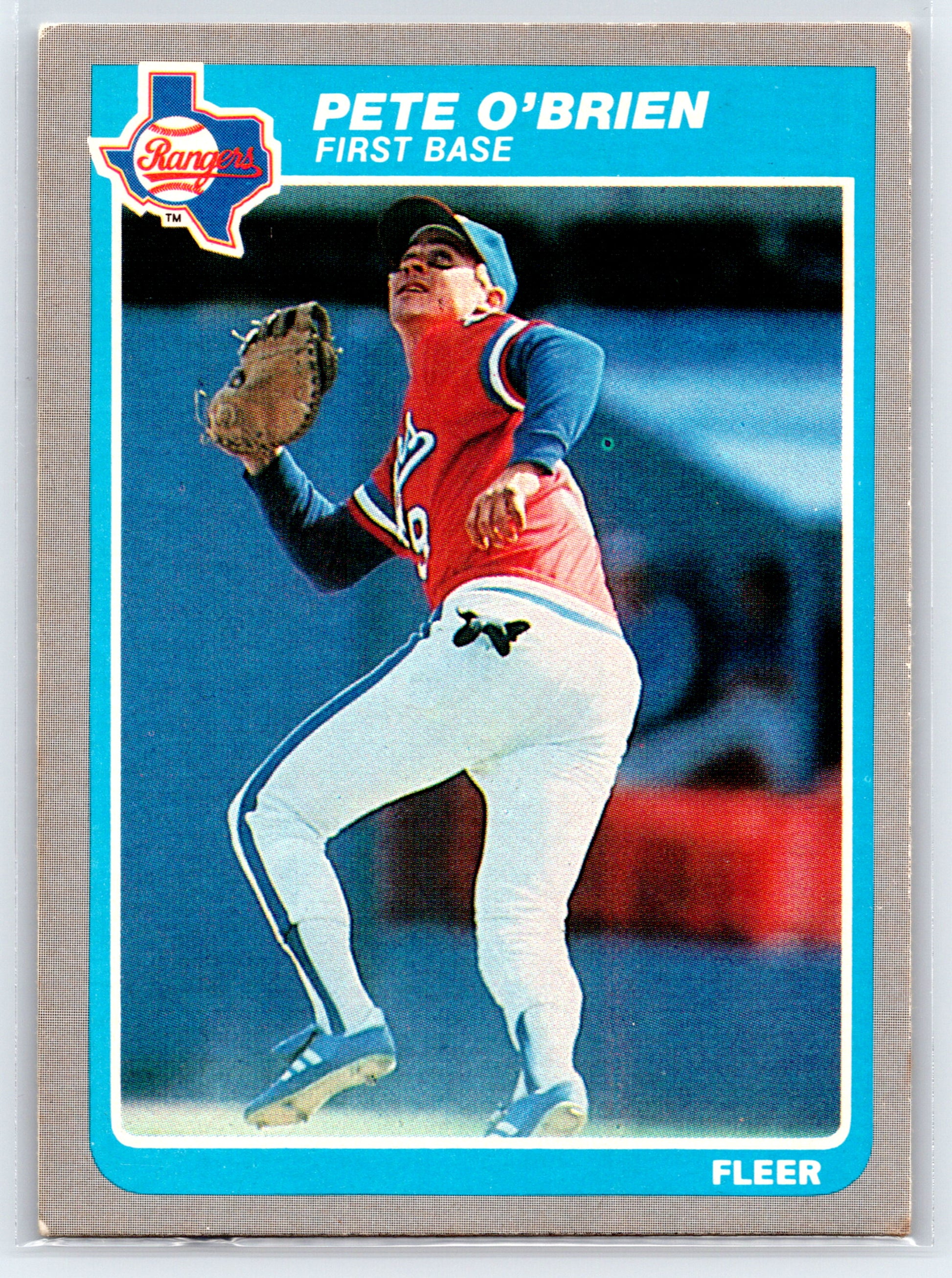 1985 Fleer #563 Pete O'Brien