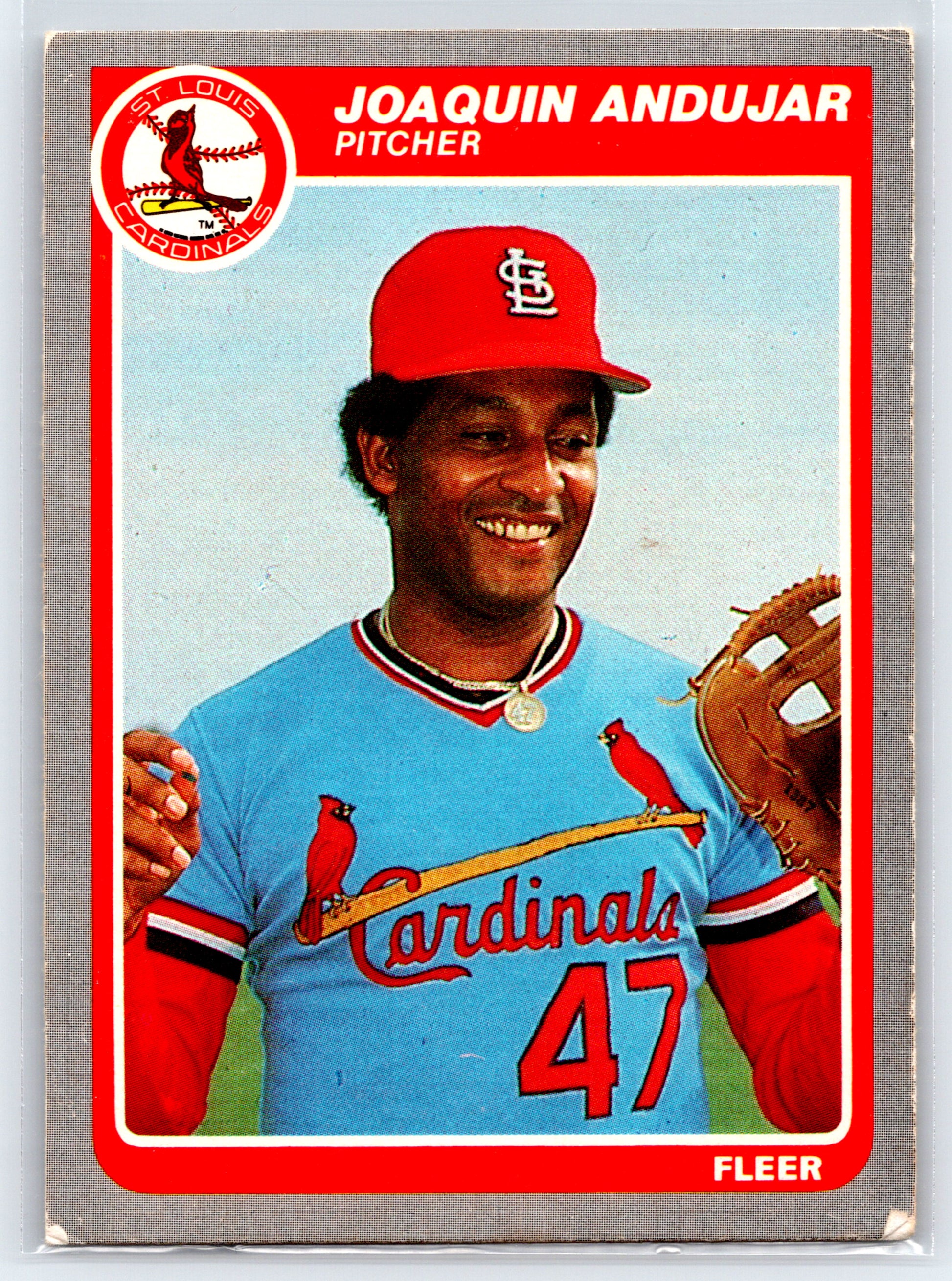 1985 Fleer #220 Joaquin Andujar