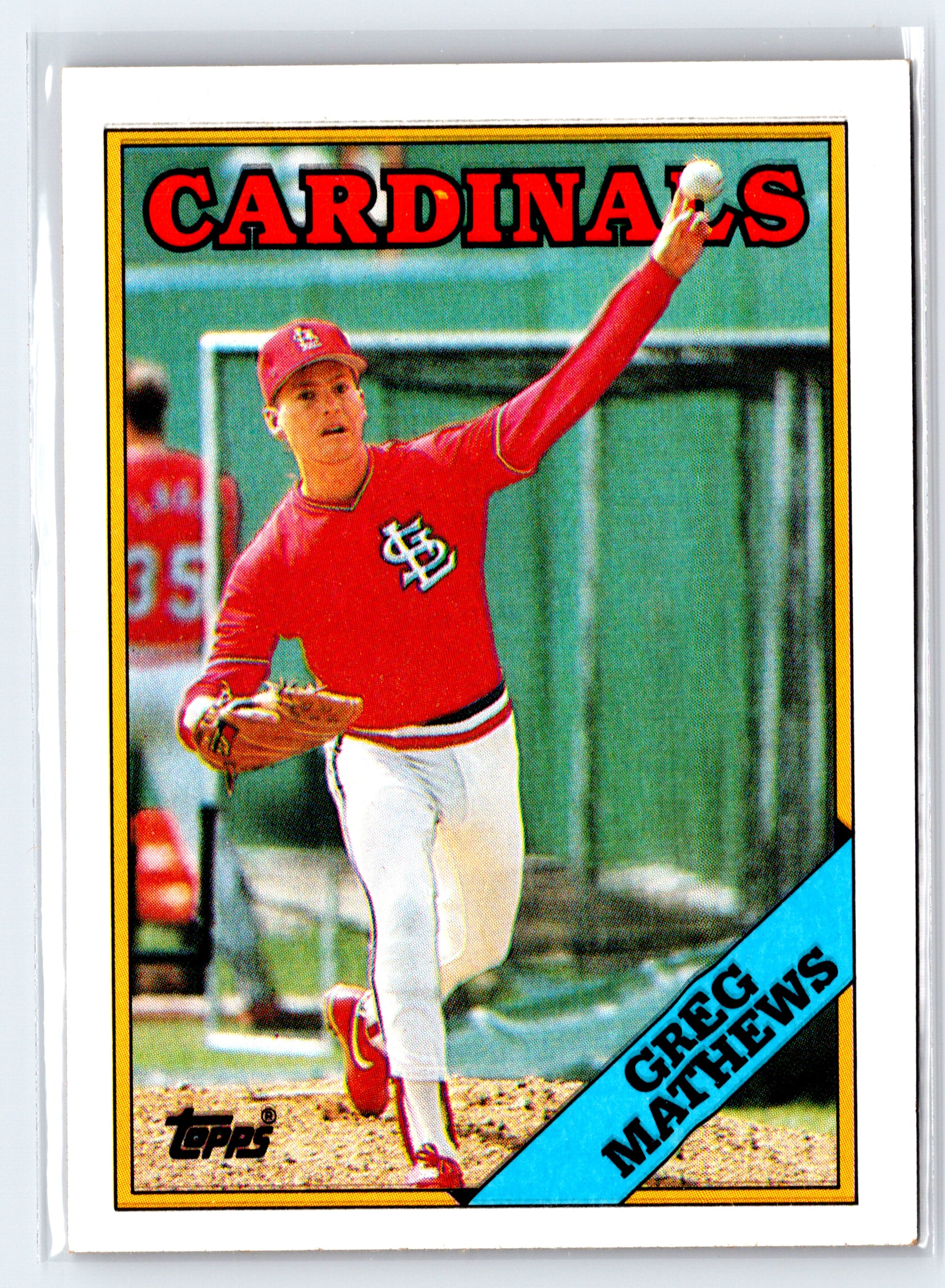 1988 Topps #133 Greg Mathews