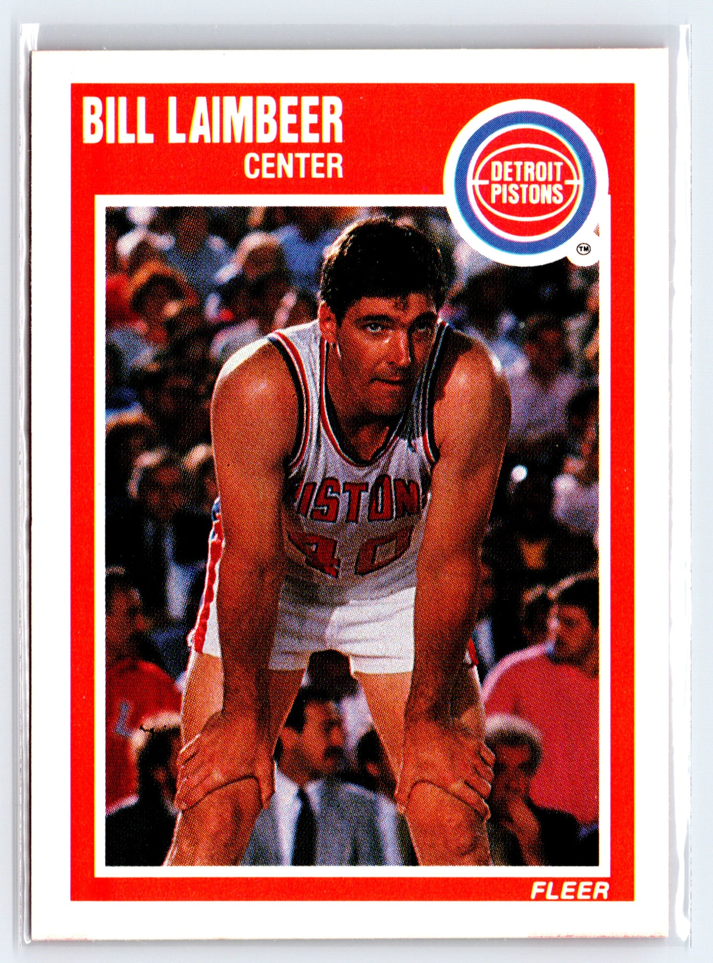 1989-90 Fleer #48 Bill Laimbeer