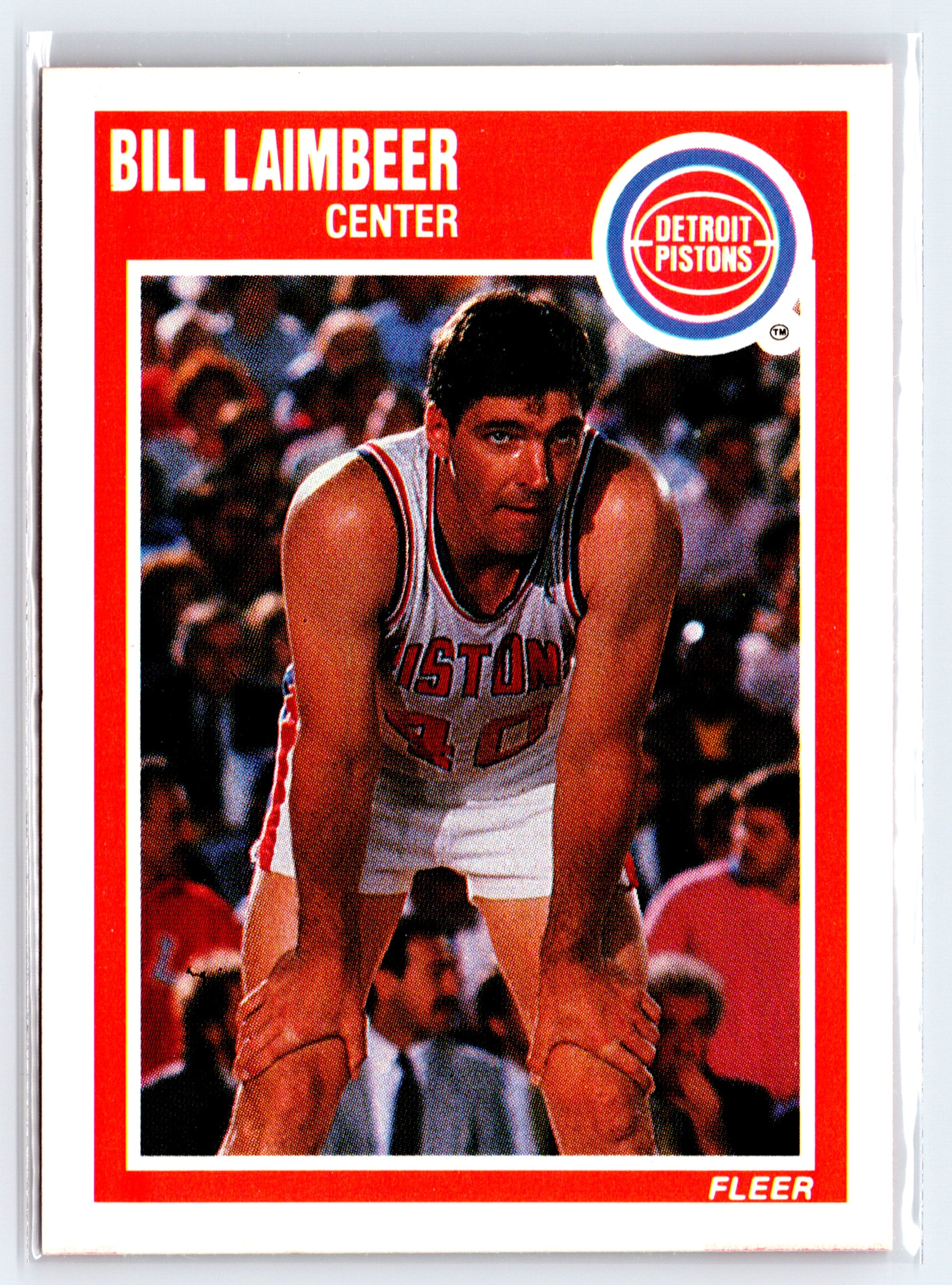 1989-90 Fleer #48 Bill Laimbeer