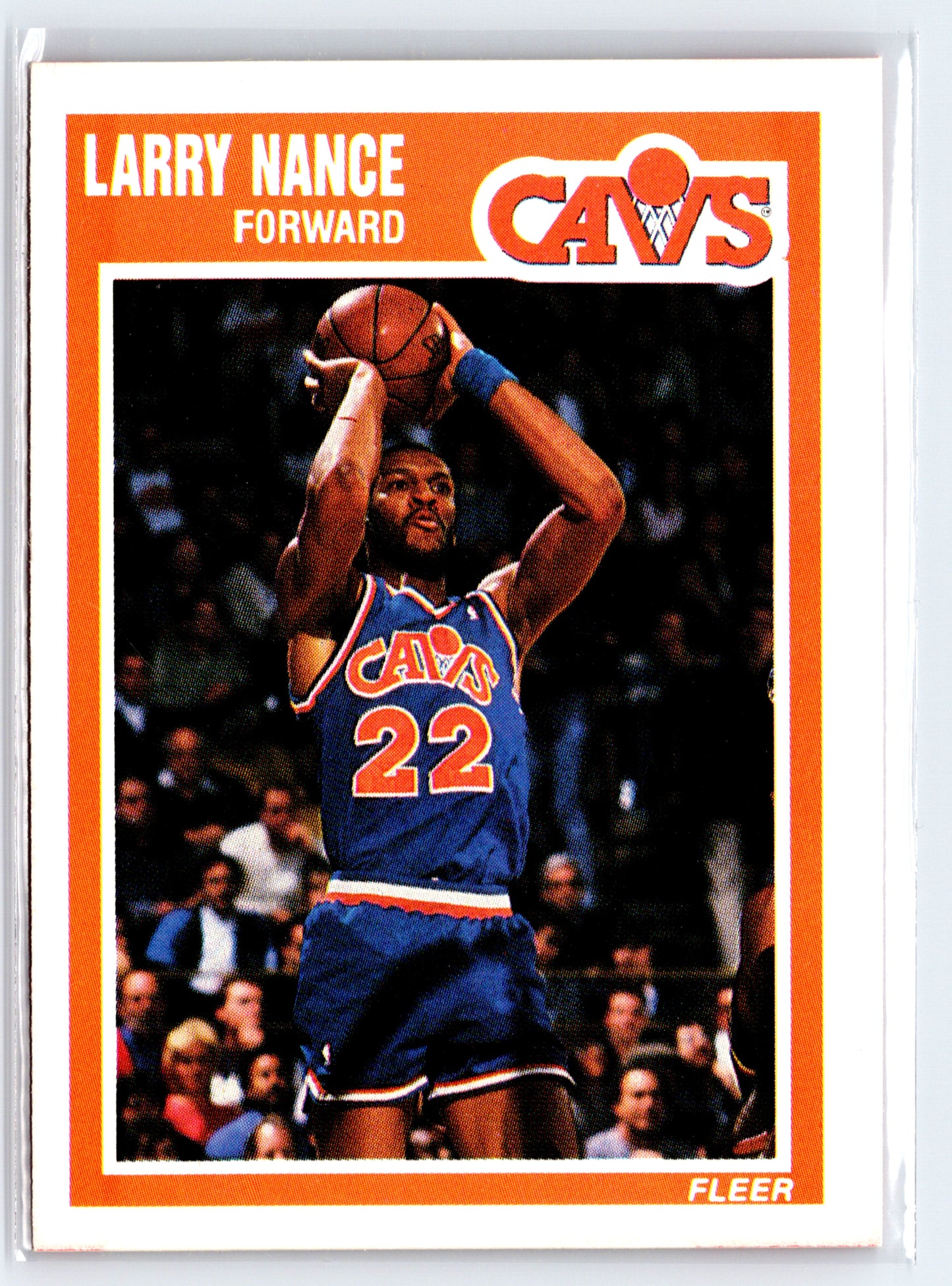 1989-90 Fleer #28 Larry Nance