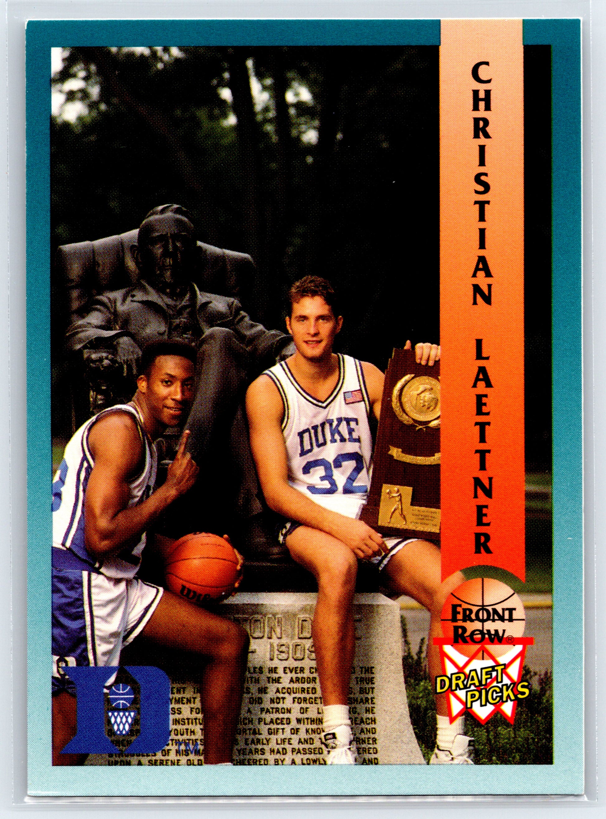 1992 Front Row Draft Picks #93 Christian Laettner