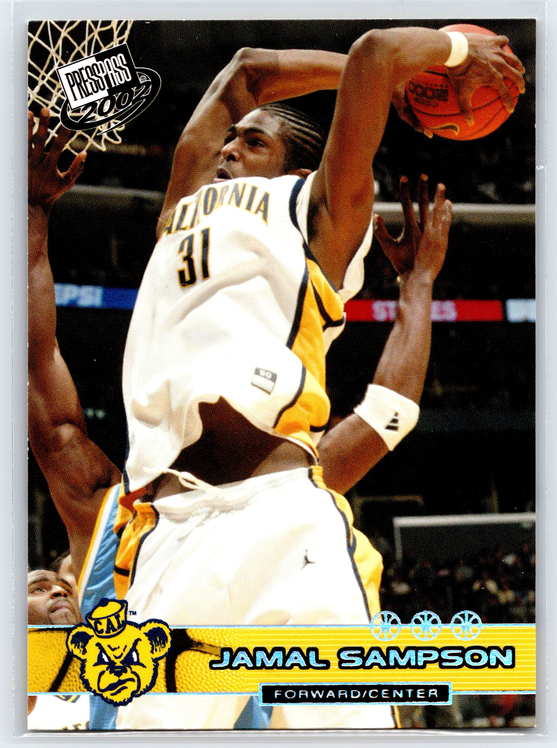 2002 Press Pass #T23 Jamal Sampson