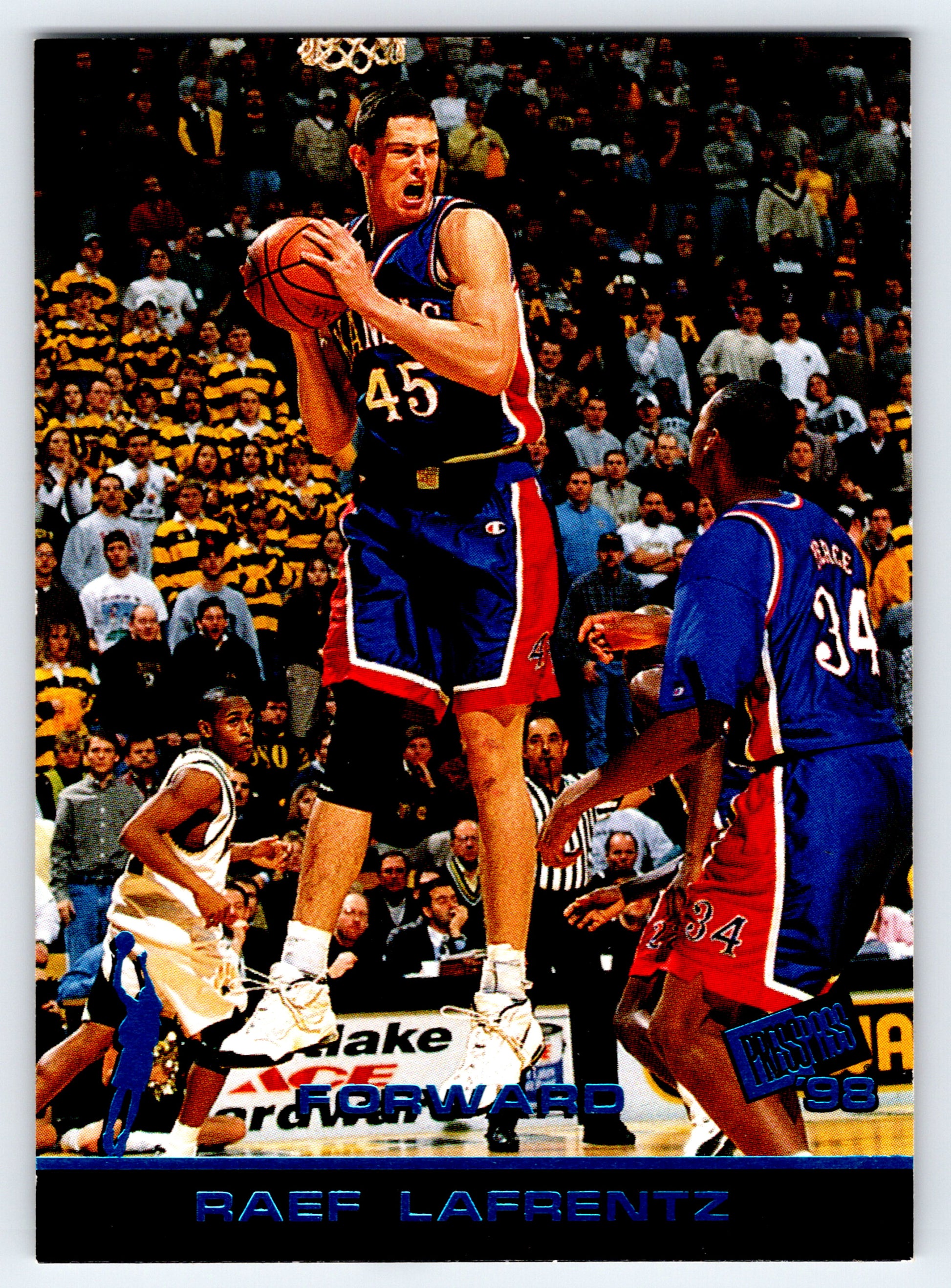 1998 Press Pass #3 Raef LaFrentz In The Zone