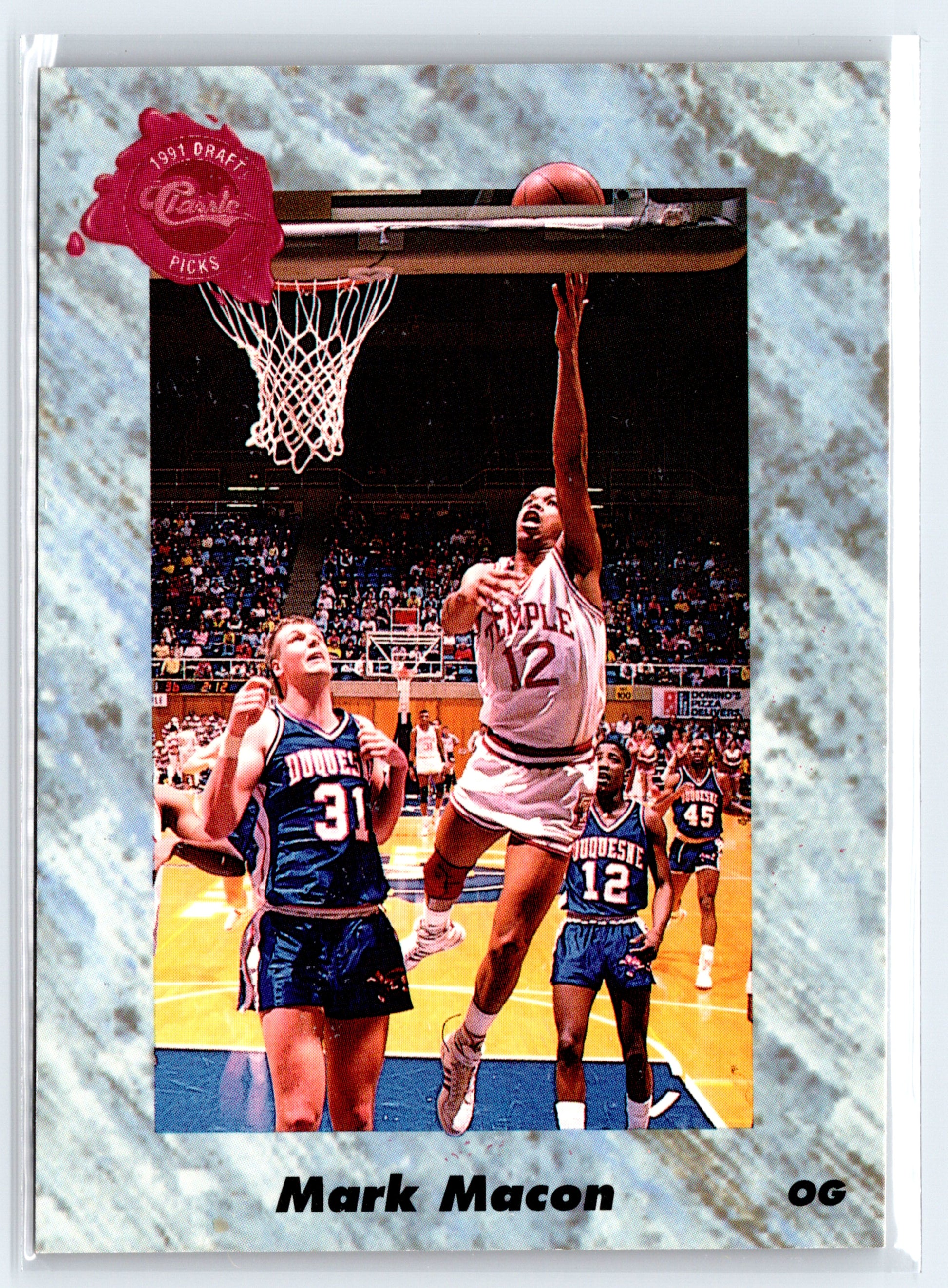 1991 Classic Four Sport #152 Mark Macon