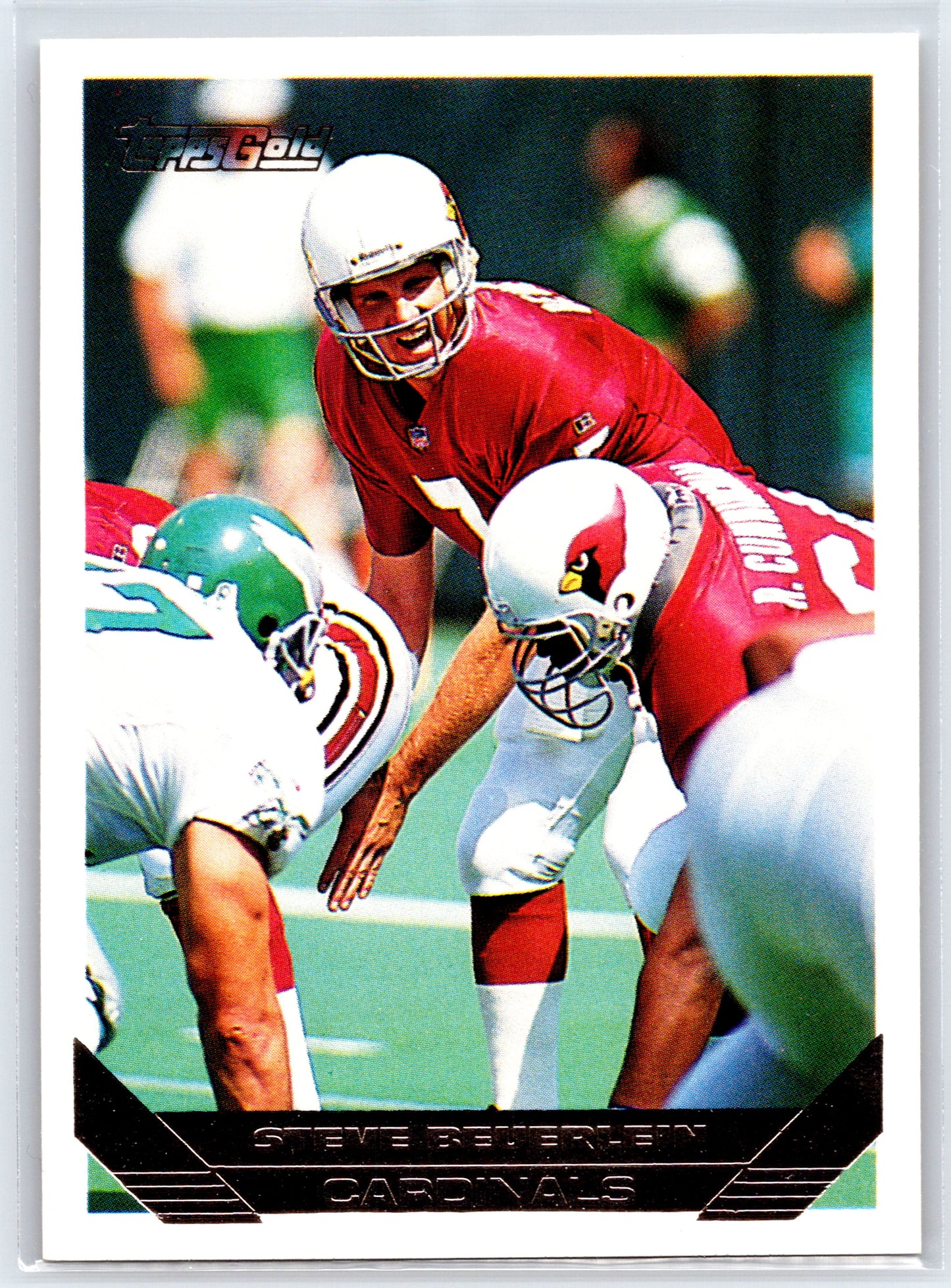 1993 Topps #537 Steve Beuerlein Gold