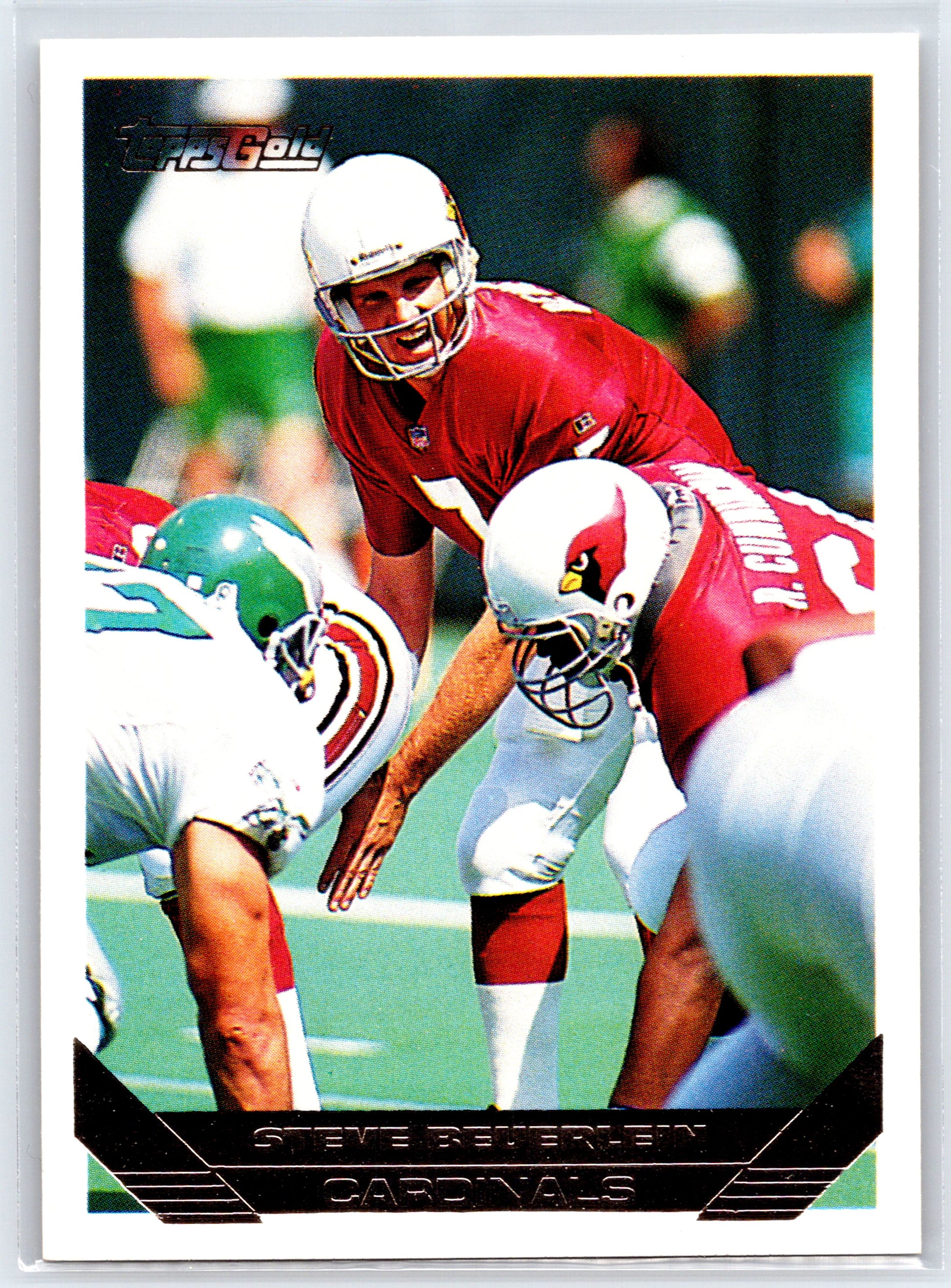 1993 Topps #537 Steve Beuerlein Gold