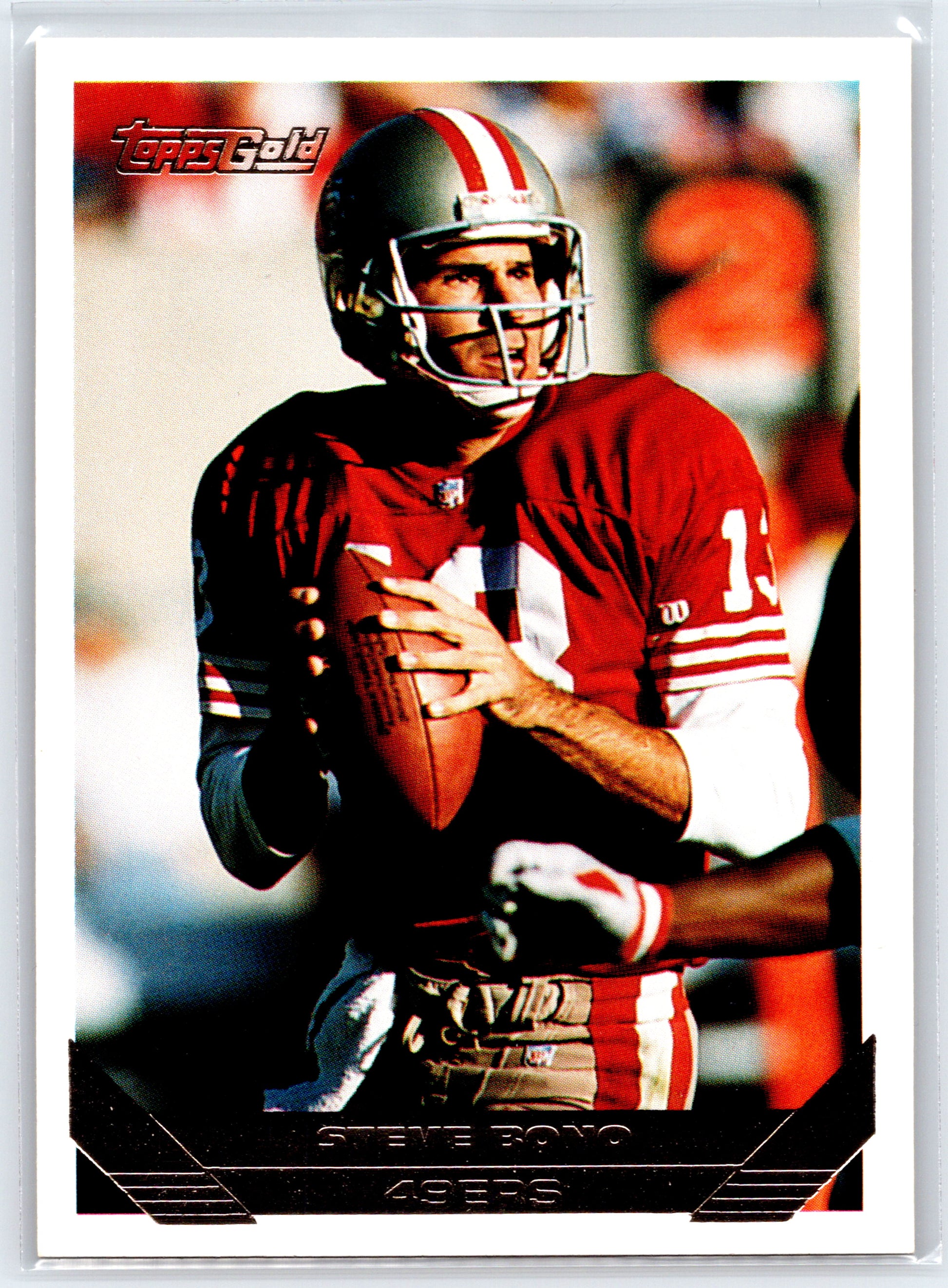 1993 Topps #383 Steve Bono Gold