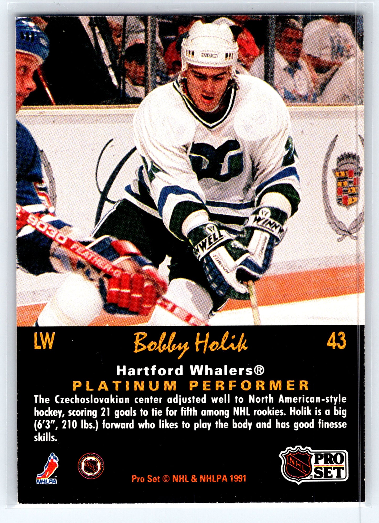 1991-92 Pro Set Platinum #43 Bobby Holik
