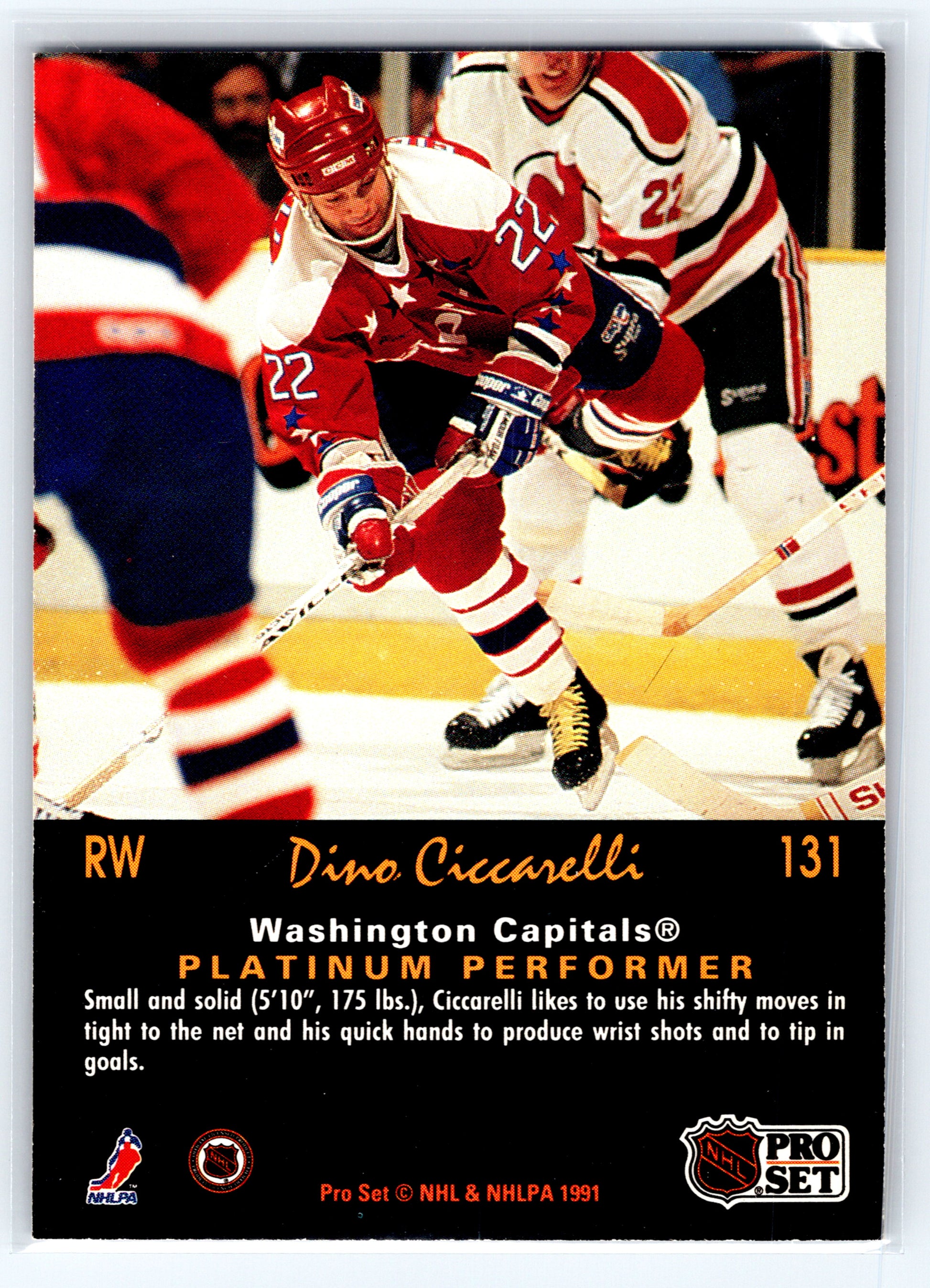 1991-92 Pro Set Platinum #131 Dino Ciccarelli